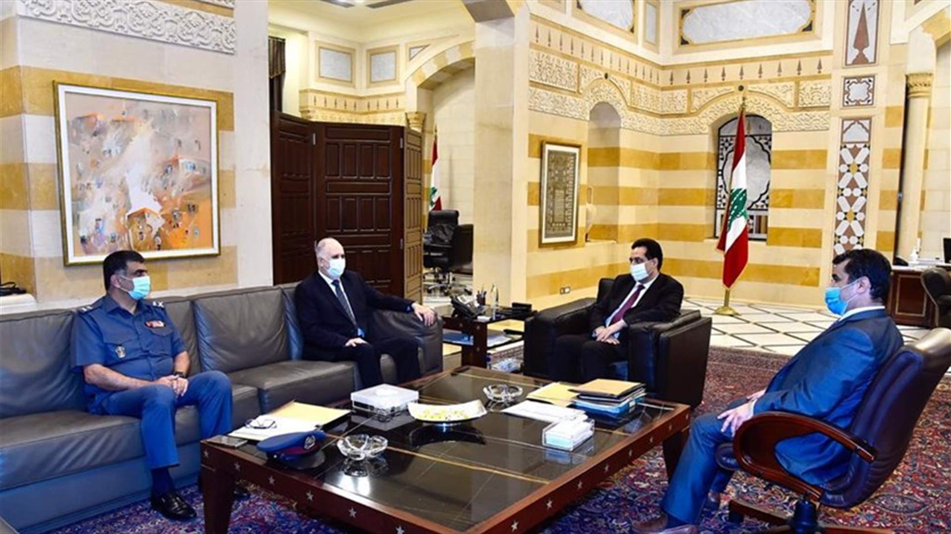 دياب بحث مع فهمي وعثمان في مصير دورة 2017 للتطوع في قوى الأمن