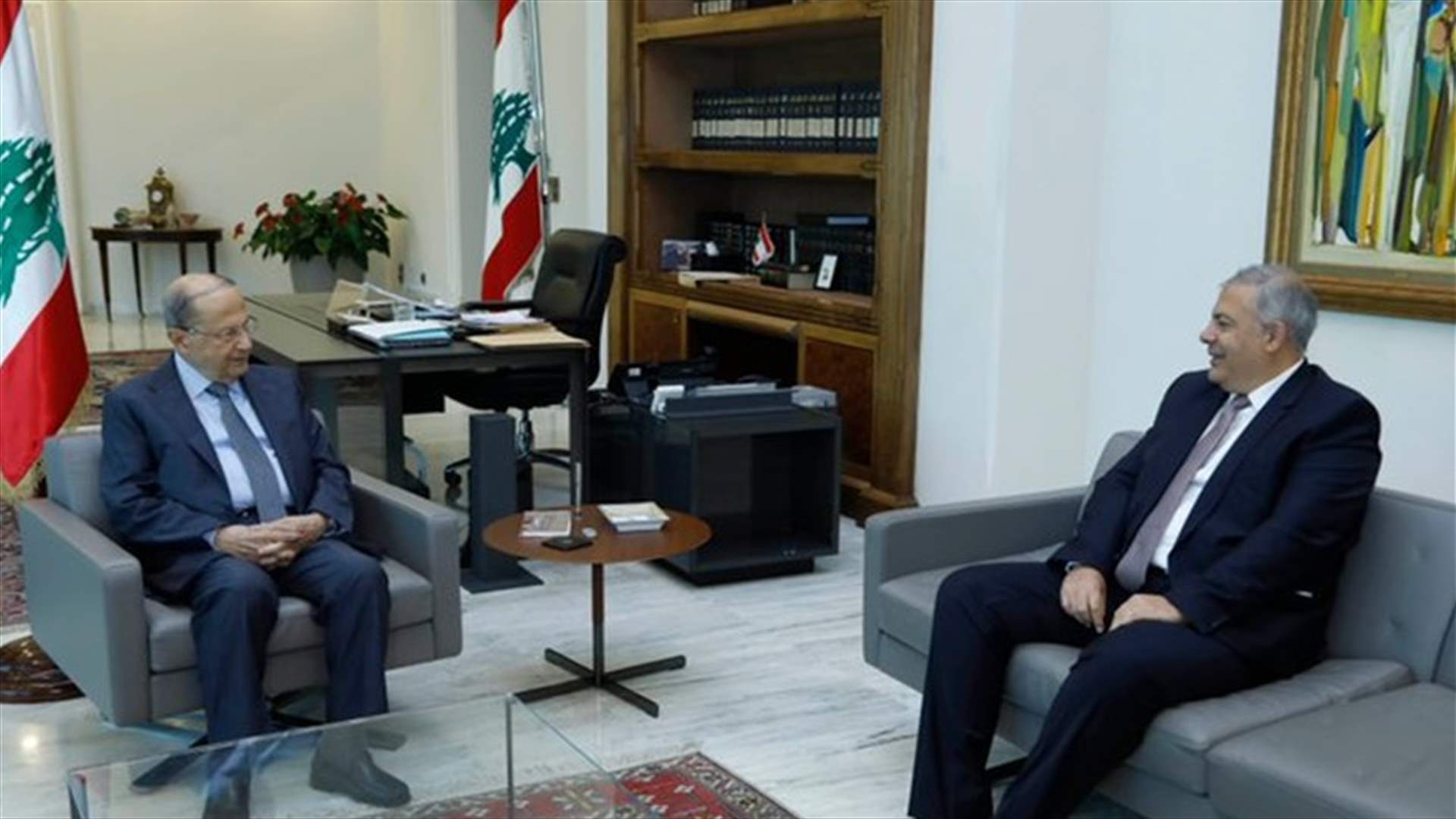 الرئيس عون استقبل محافظ بيروت القاضي مروان عبود لمناسبة تعيينه وزوّده بالتوجيهات اللازمة