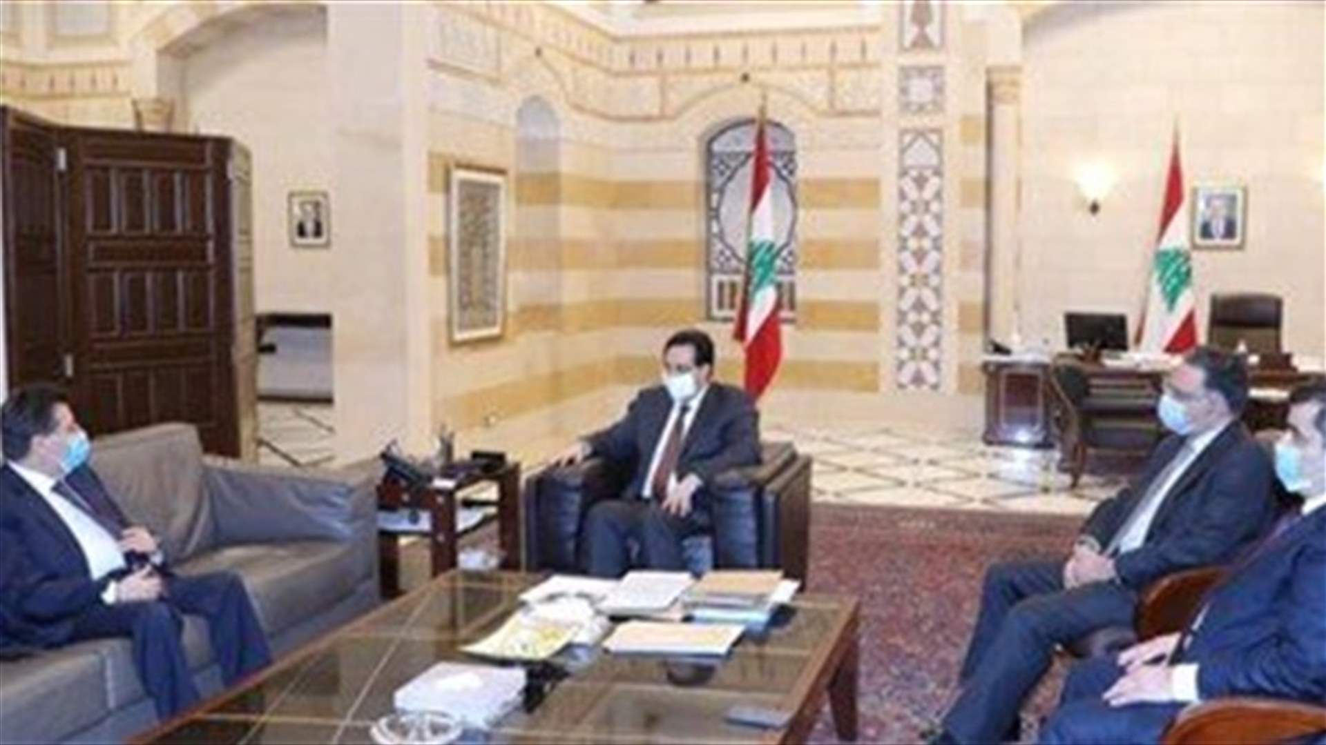 PM Diab meets MP Kanaan on financial plan’s approaches
