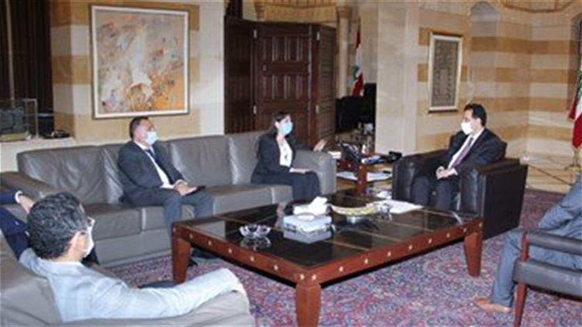 PM Diab meets with ESCWA delegation