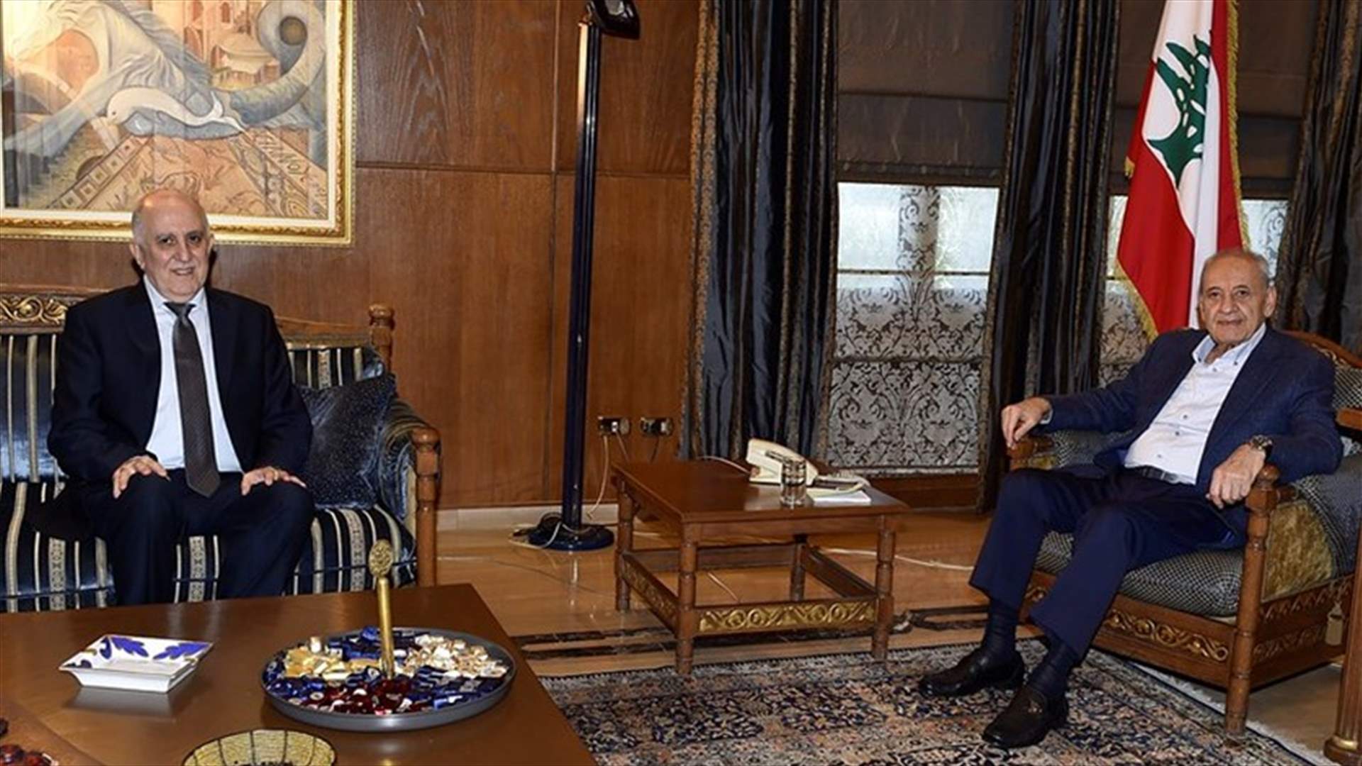 بري عرض الأوضاع مع فهمي... والتقى سمير حمود وواجب قانصو