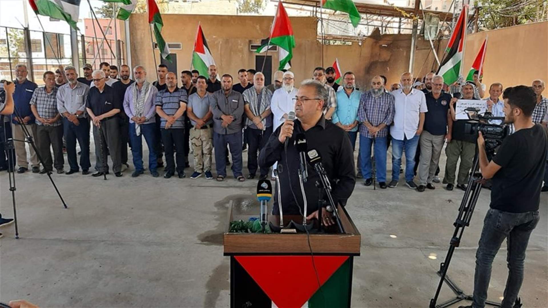 اعتصام في مخيم عين الحلوة رفضًا لضم أجزاء من الضفة والأغوار