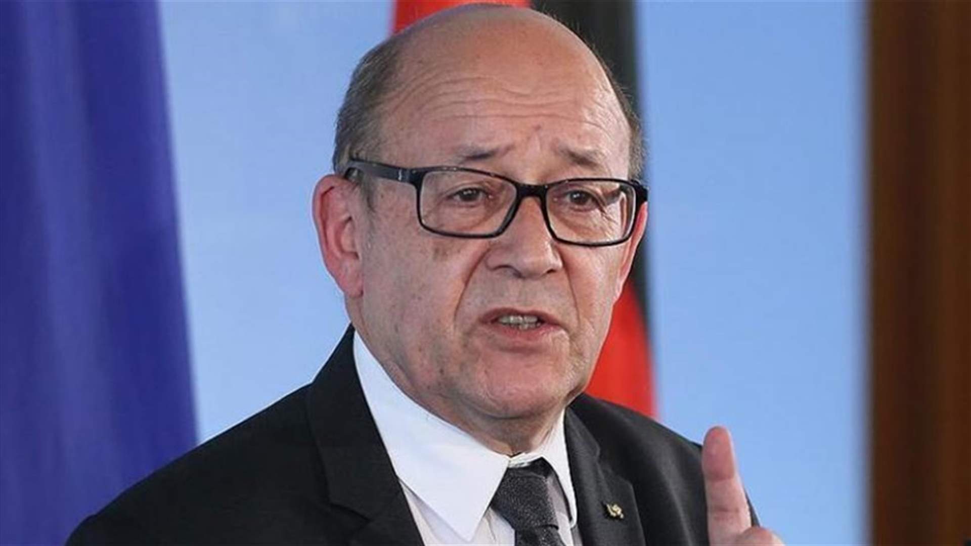 Le Drian: Situation in Lebanon became alarming, increases risk of violence
