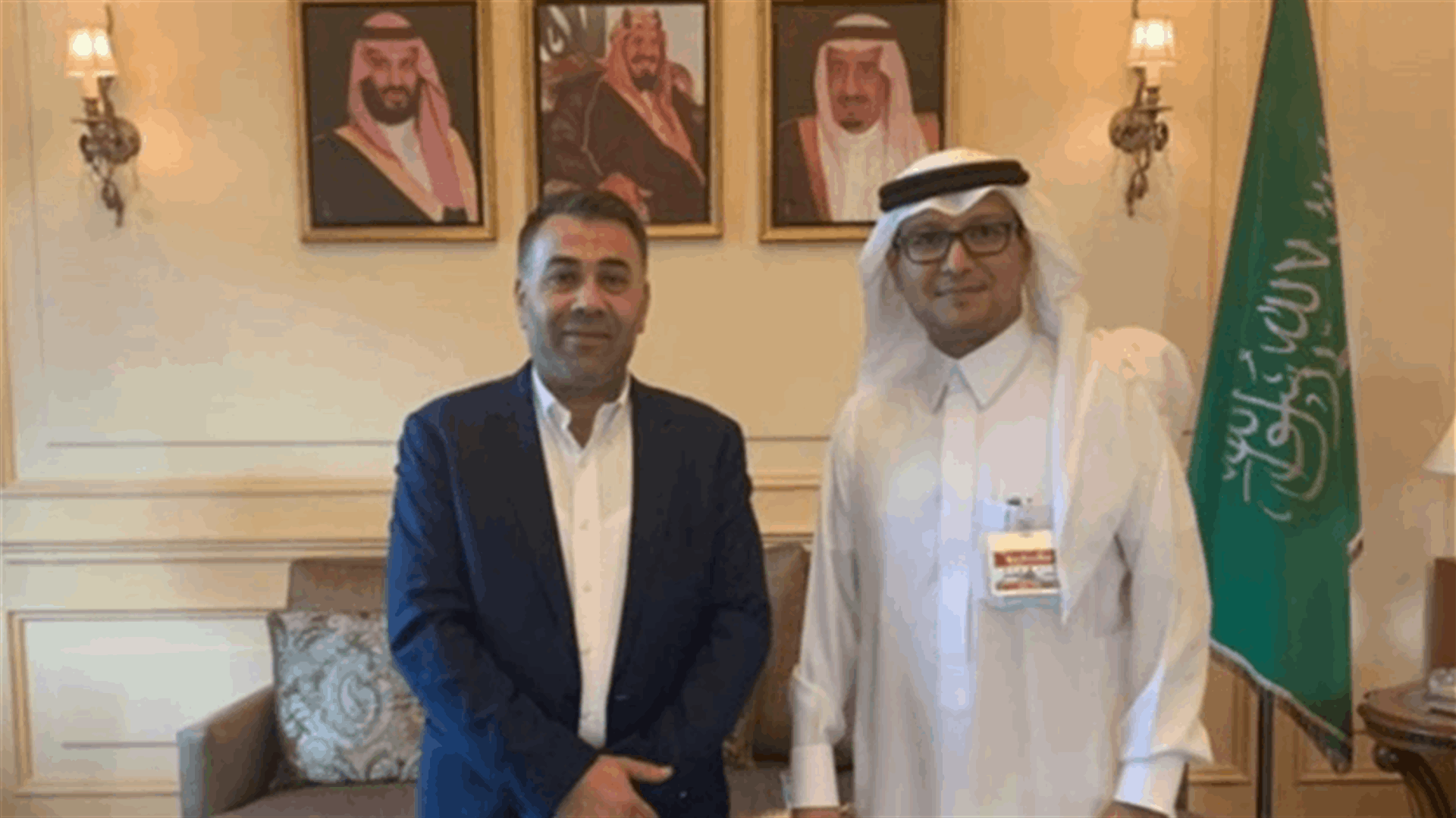 بخاري التقى علم الدين وتم عرض الأوضاع العامة على الساحة اللبنانية