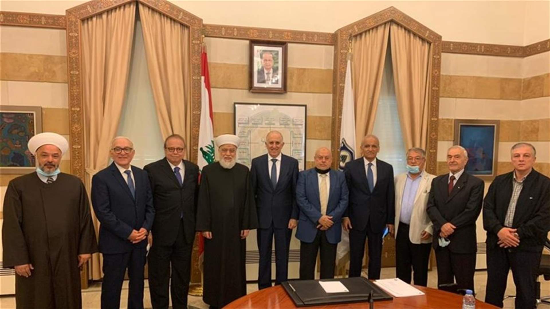 وفد من المنتدى الاسلامي الوطني زار وزير الداخلية