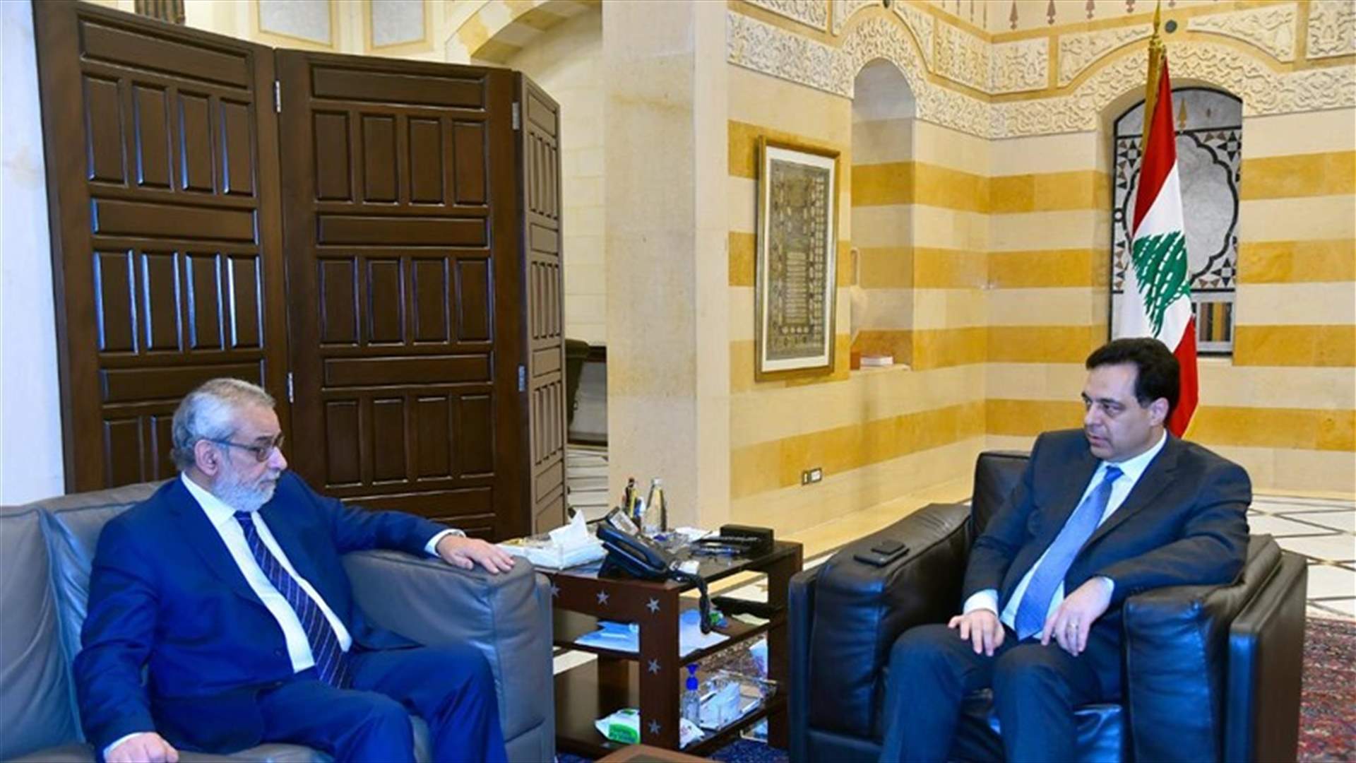 بقرادونيان بعد لقاء دياب: ندعم الحكومة ونتمنى التعاون لحل المشاكل