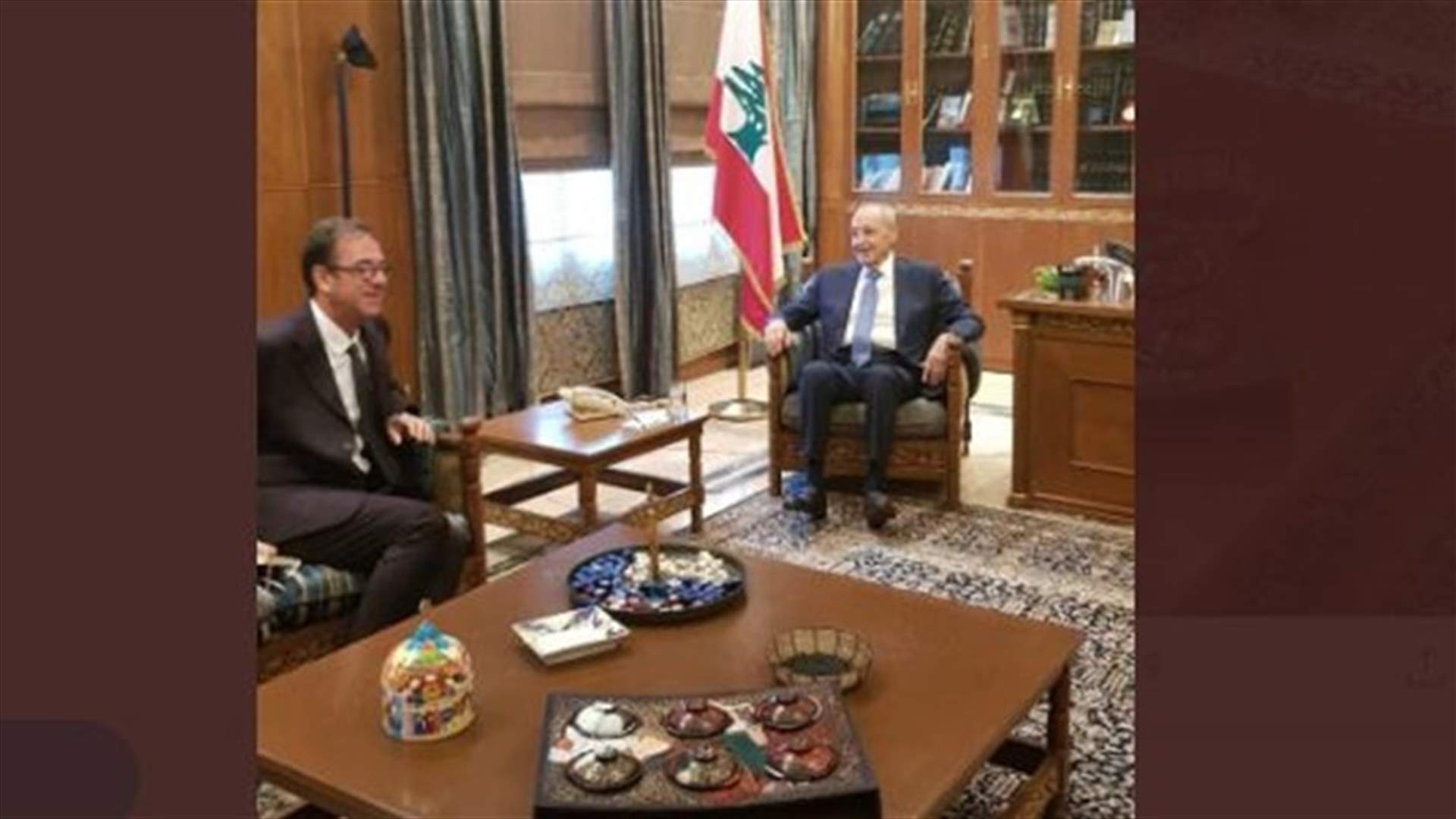 سفير فرنسا يغرّد عن اللقاء مع بري...