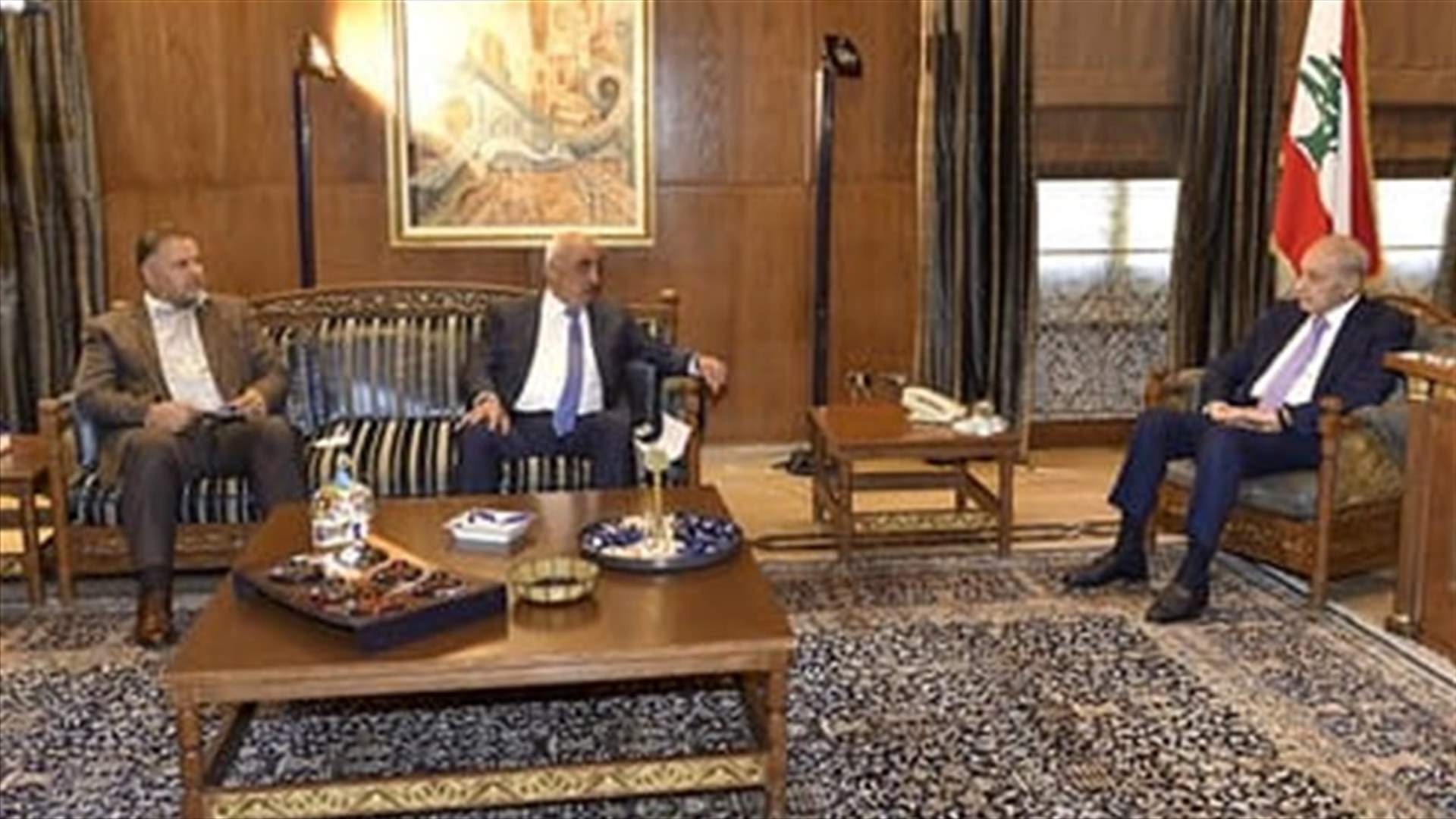 بري استقبل وفدا من تجمع العلماء المسلمين والتقى نواباً والسفيرة الاميركية