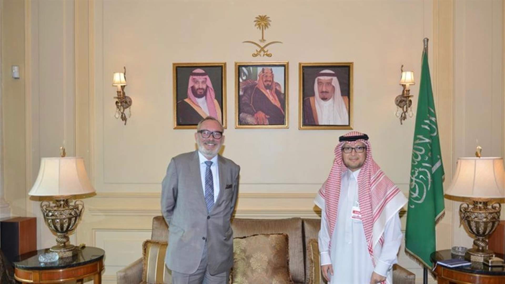 بخاري التقى سفير بلجيكا في بيروت وتم عرض الاوضاع والتطورات العامة