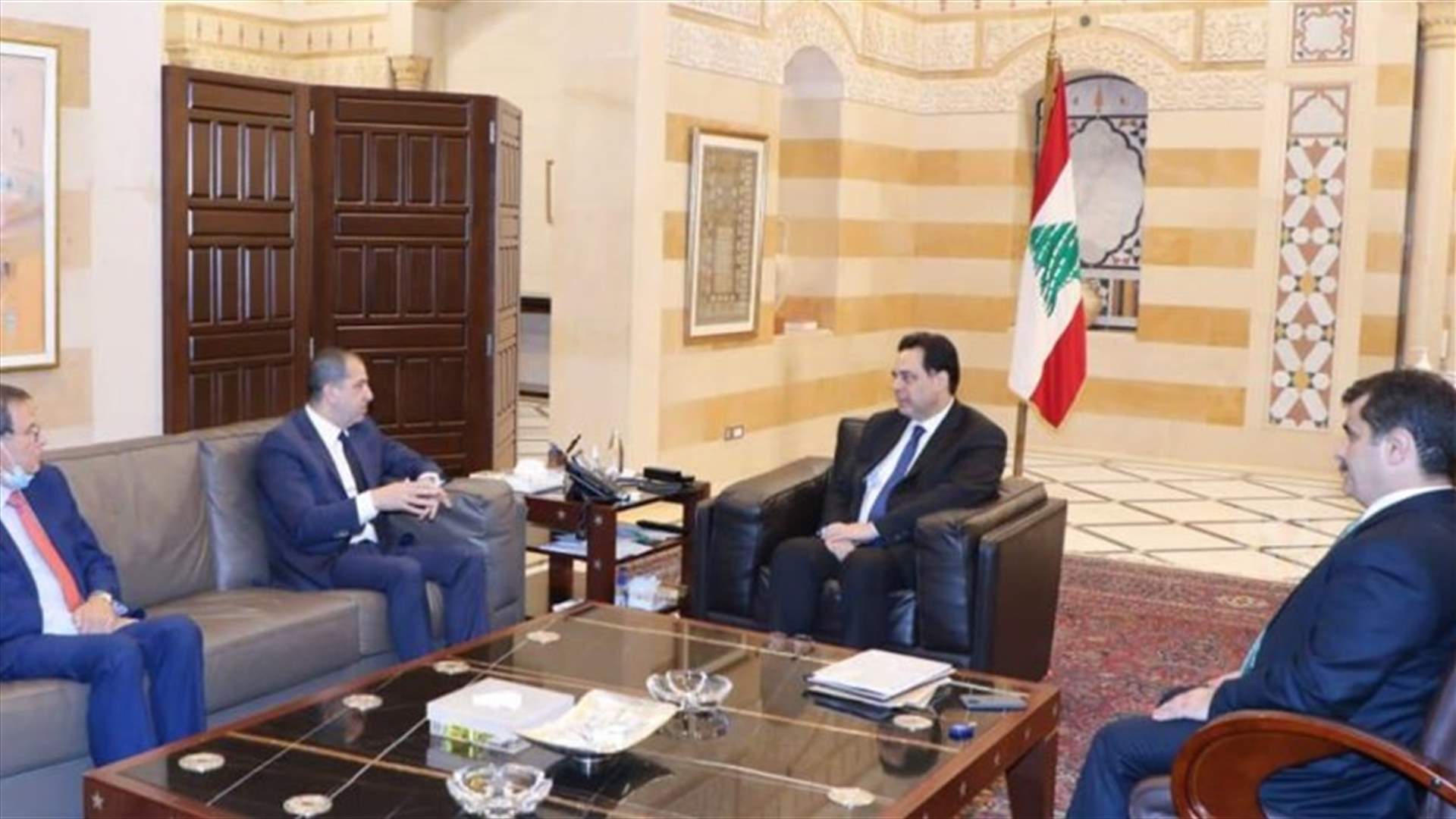 دياب التقى ممثل برنامج الاغذية العالمي الوردات: مستمرون بالتعاون مع الحكومة اللبنانية لتقديم المساعدات الانسانية