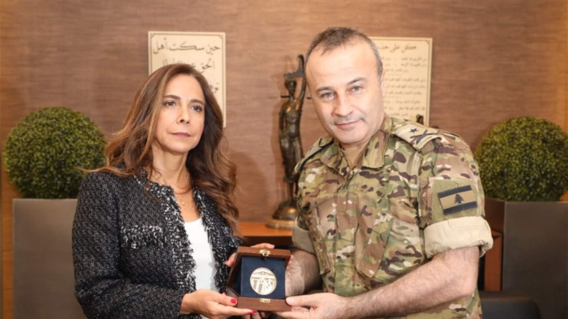 عكر من المحكمة العسكرية: للبت بسرعة في جميع القضايا العالقة وإصدار الأحكام العادلة