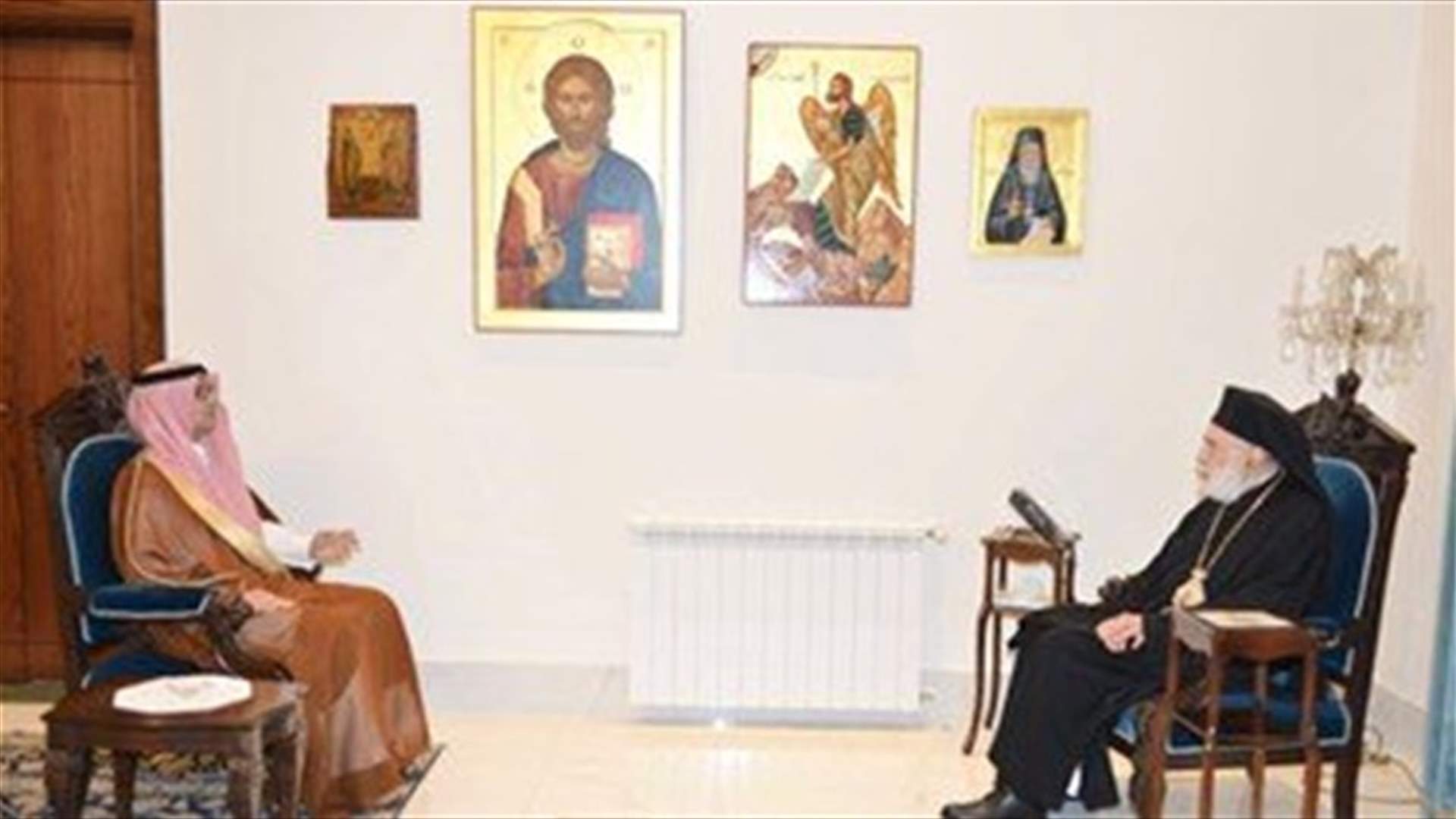 Metropolitan Aoude meets Saudi ambassador Bukhari