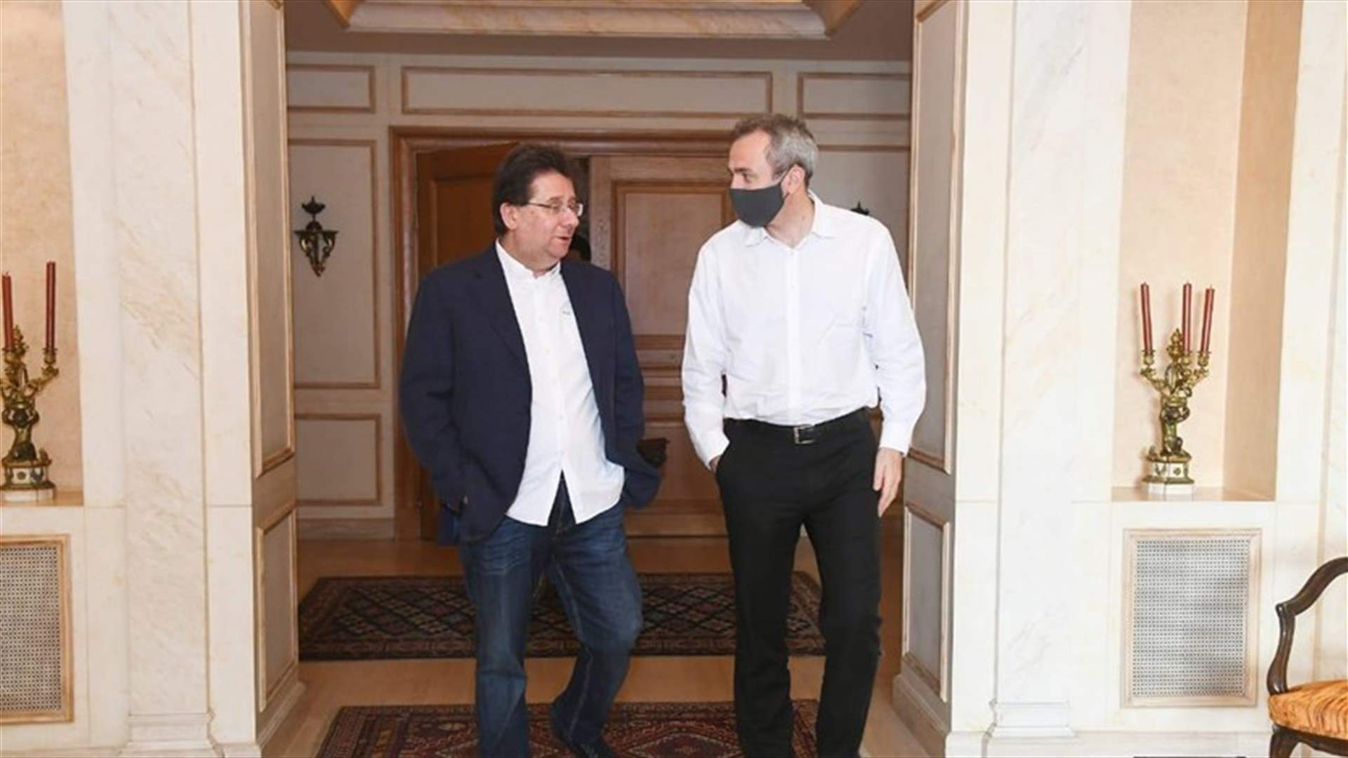 كنعان استقبل رامبلينغ: الاصلاح الاولوية ومدخل مساعدة لبنان