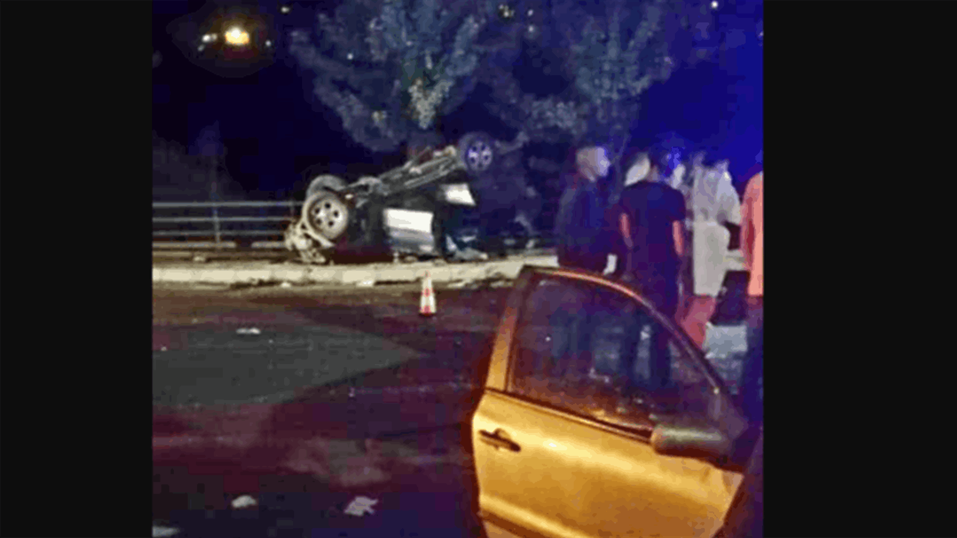 قتيل و5 جرحى بحادث سير على طريق عام فاريا عيون السيمان (صورة)