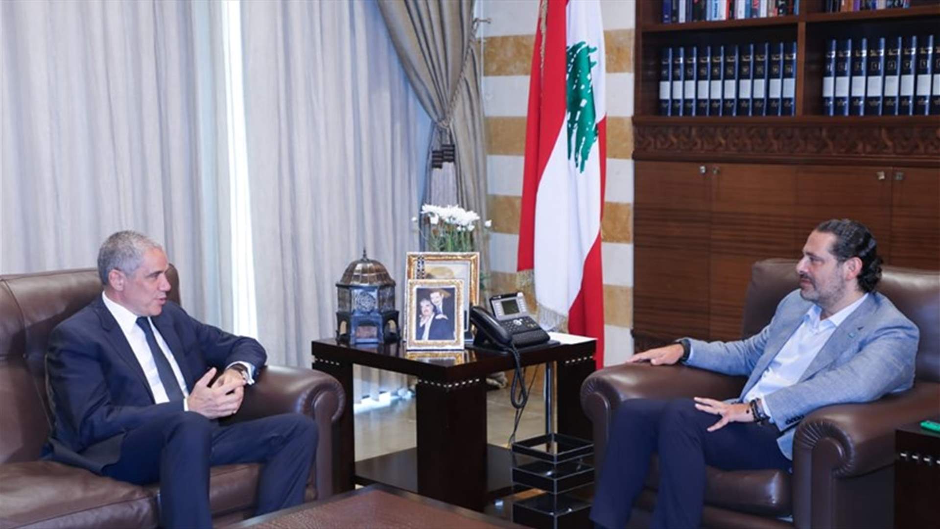 الحريري استقبل سفير الاتحاد الاوروبي واتحاد العائلات البيروتية وقطاع المرأة في المستقبل