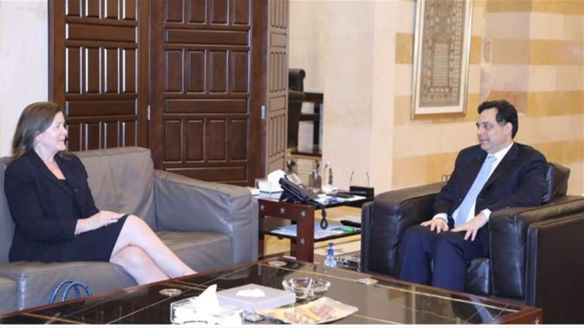 السفيرة الأميركية زارت دياب... حول ماذا تركز البحث؟