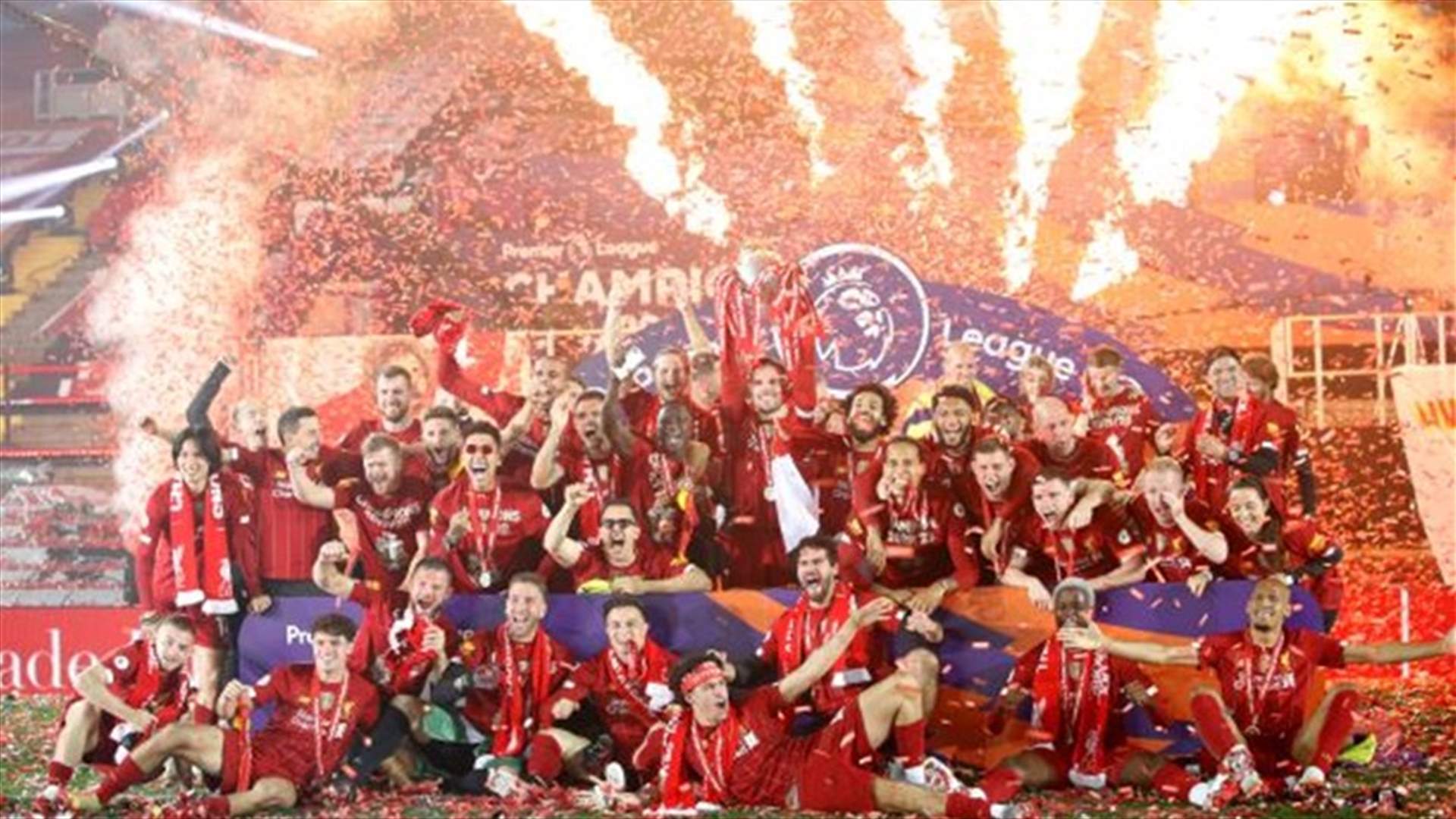 ليفربول يحتفل بلقب &quot;البريميرليغ&quot;