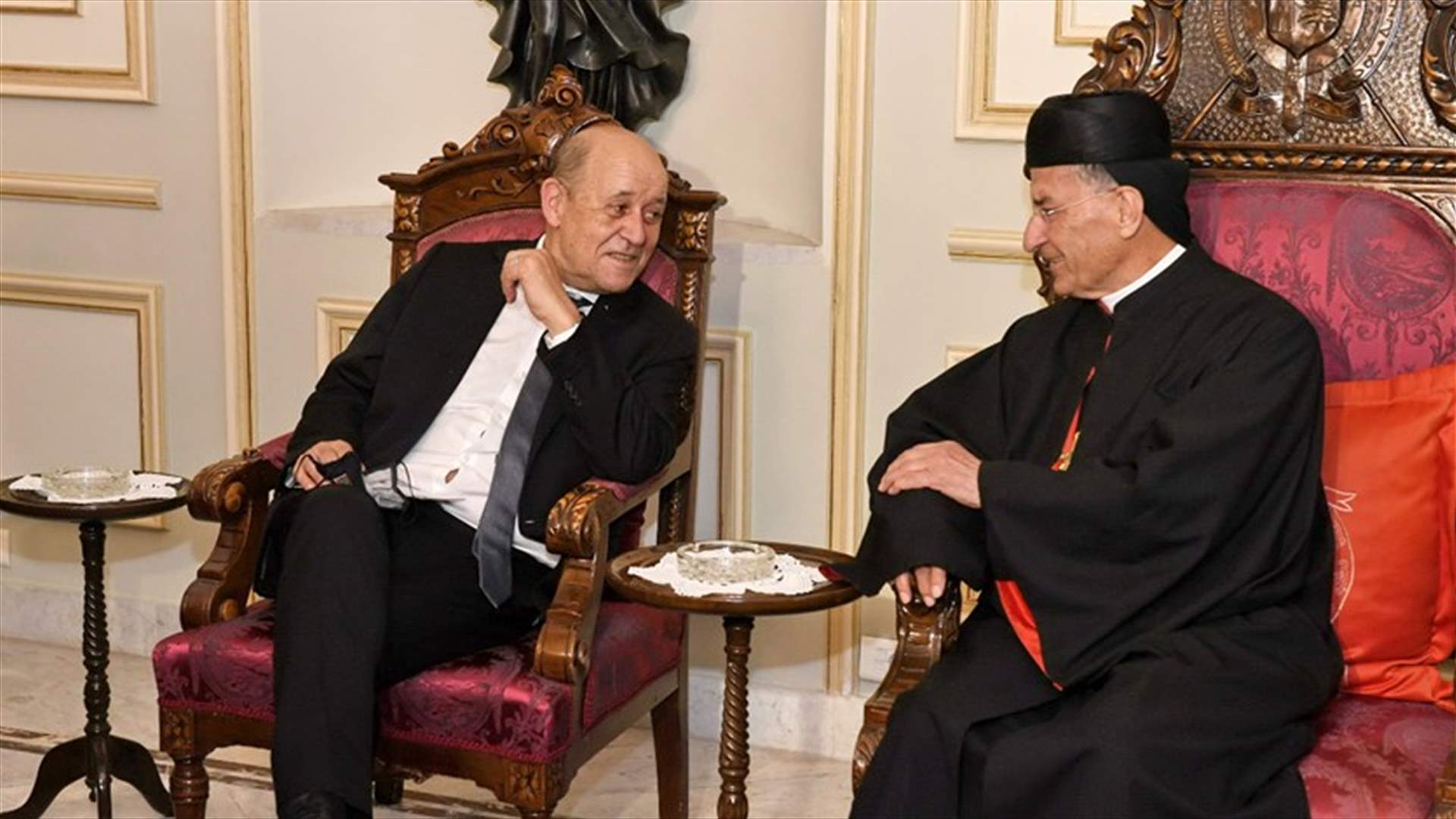 لودريان للبطريرك الراعي: لا سيادة من دون حياد