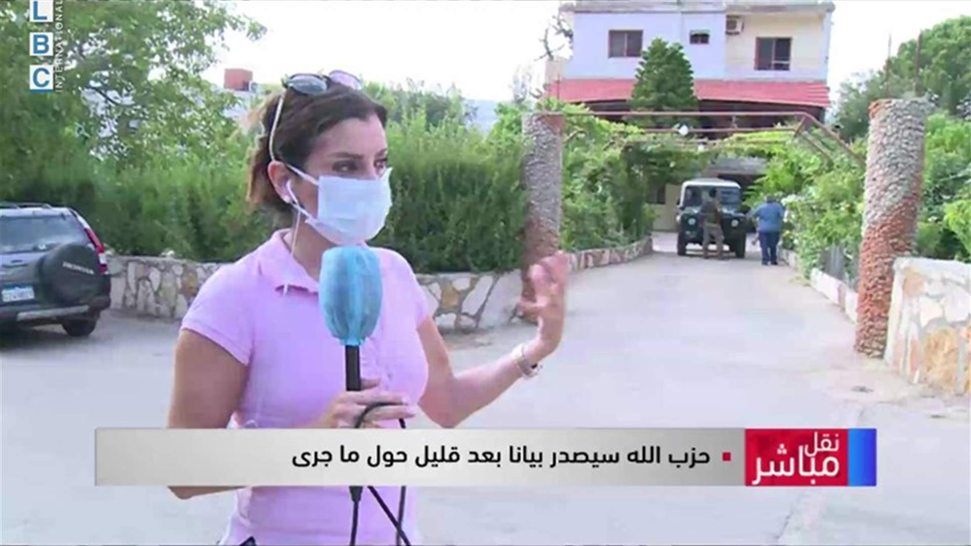 الـLBCI تعاين الاضرار في احد منازل بلدة الهبارية الجنوبية (فيديو)