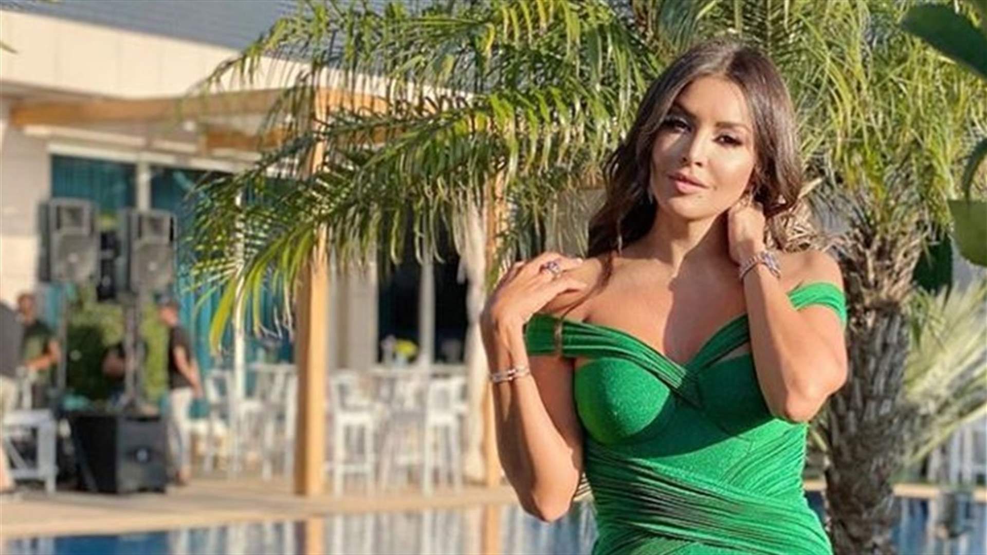 أمل بوشوشة تحتفل بعيد ميلادها بطريقة &quot;ملوكية&quot;.. مفرقعات ورومنسية قرب المسبح (فيديو)