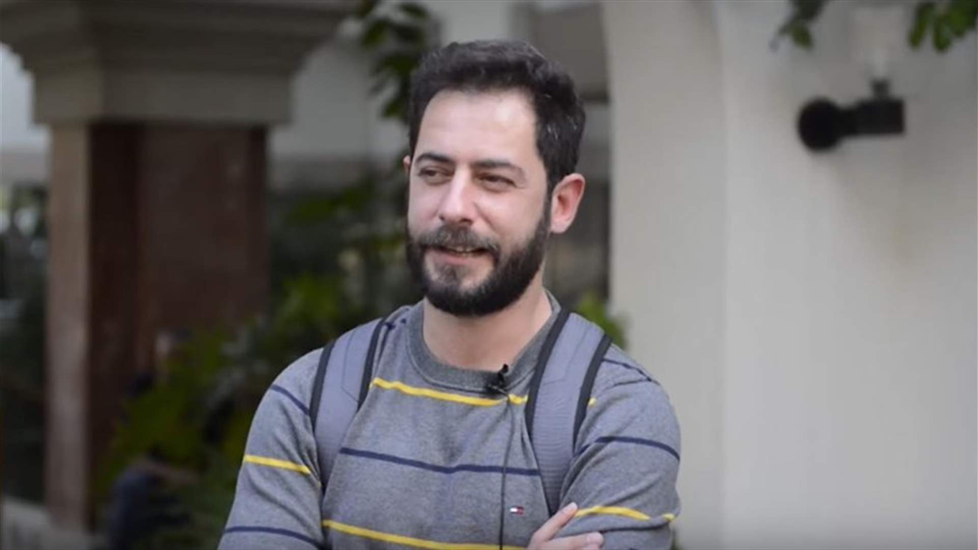 إيلي متري يستقبل طفلته الأولى بالكمامة (صورة)