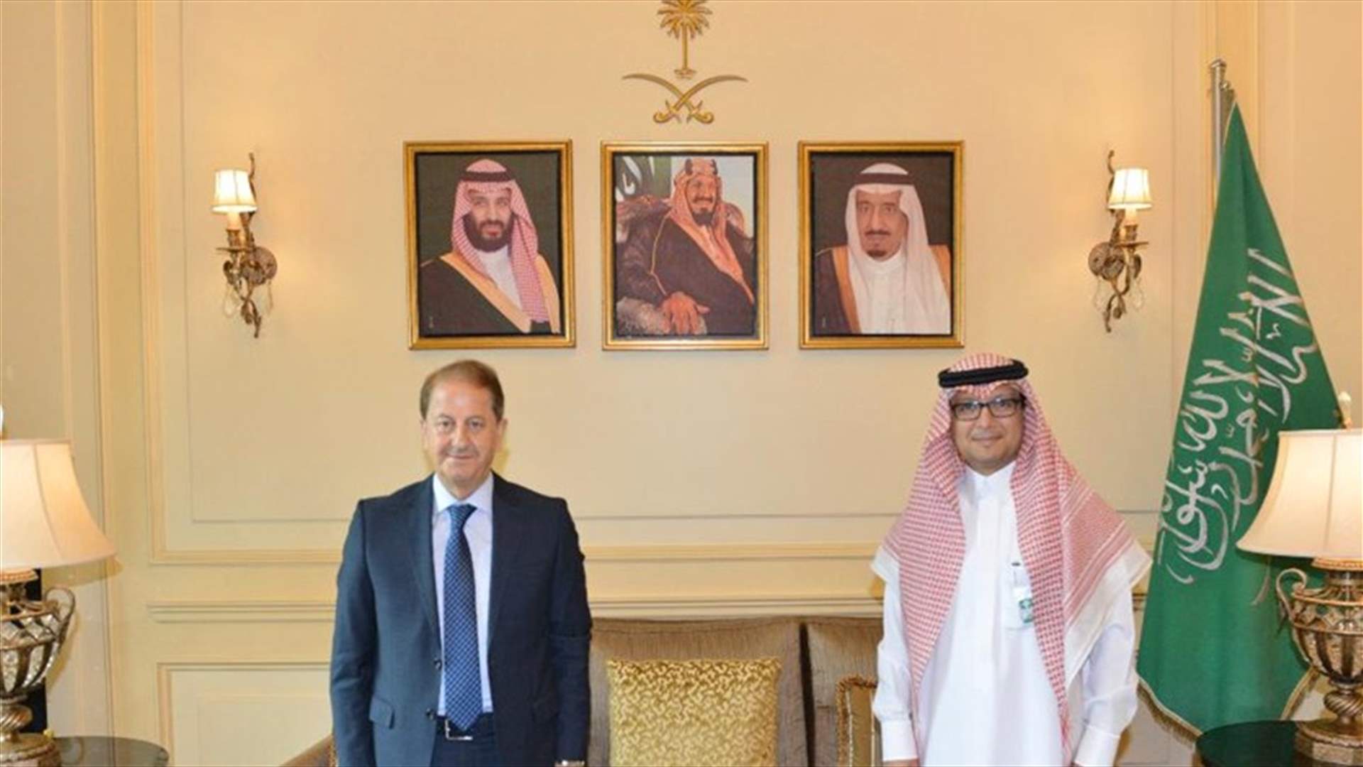 بخاري استقبل النائب السابق طلال المرعبي