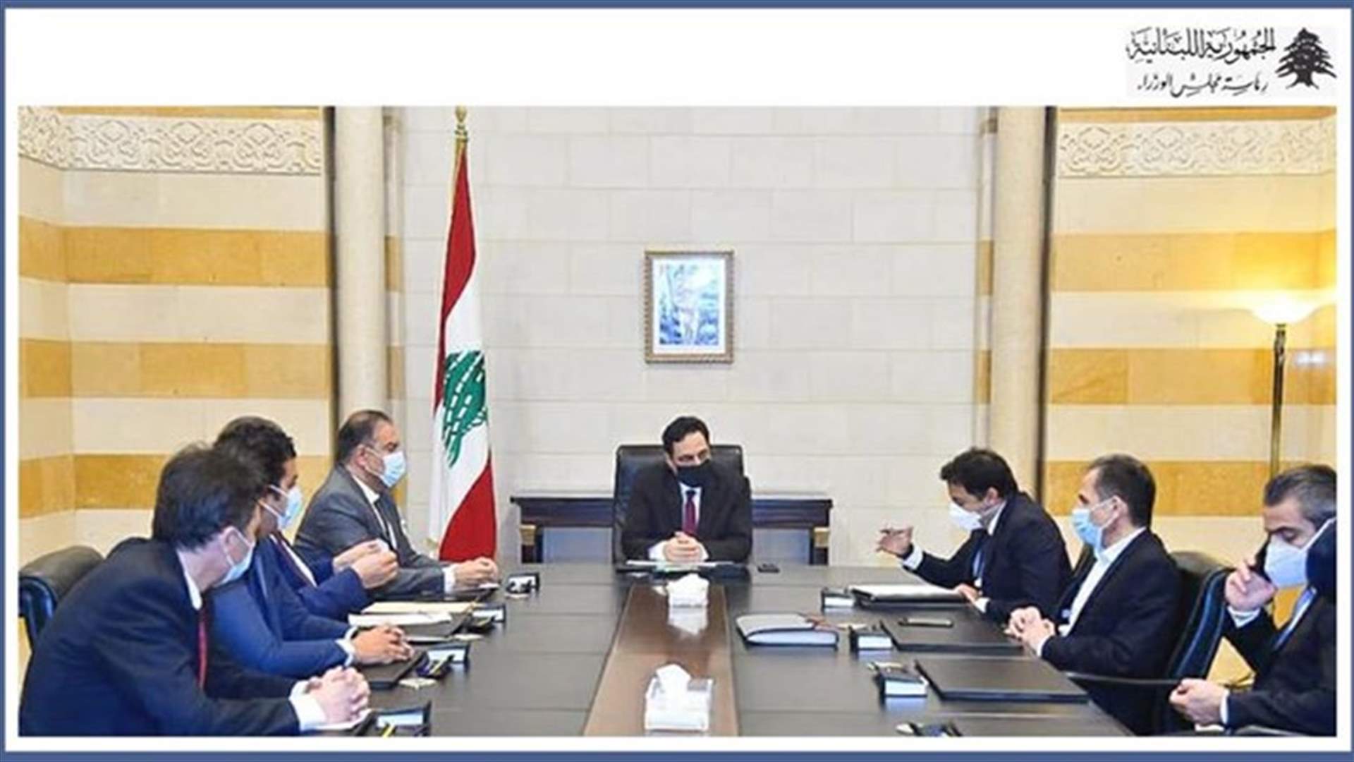 دياب عرض كيفية ضبط السوق السوداء مع وفد نقابة الصرافين