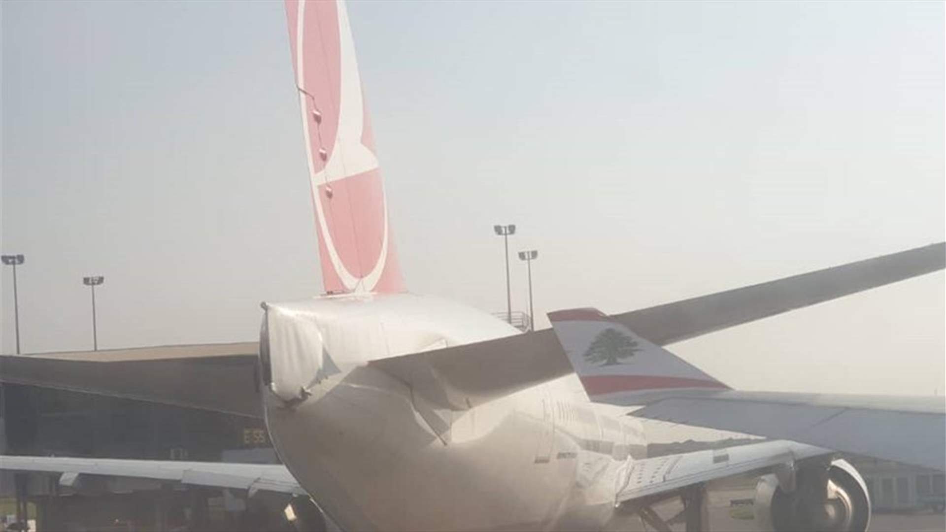 MEA airplane collides with Turkish Airlines airplane at Lagos airport-[PHOTOS]