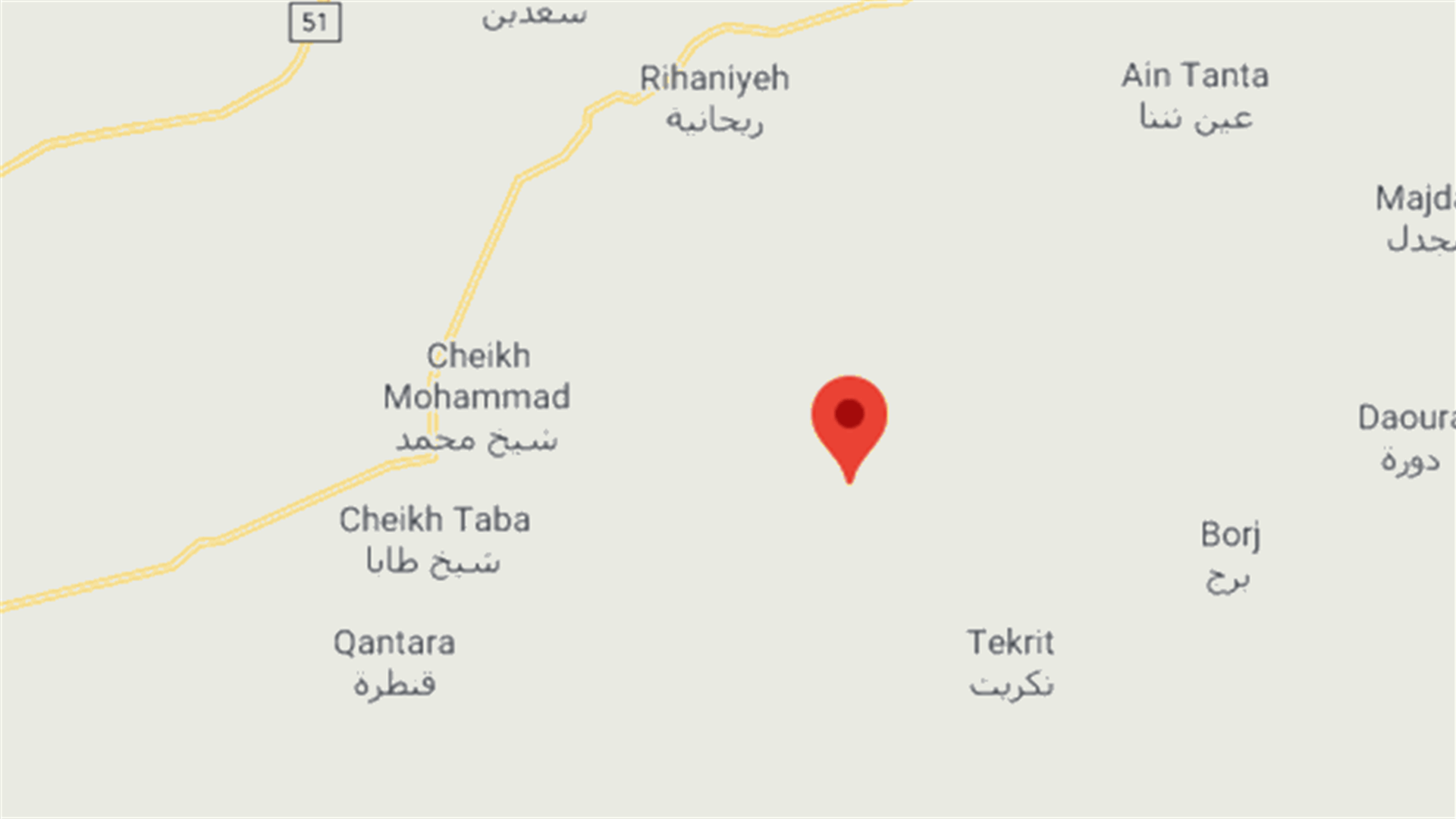 حريق قرب موقع الجيش في ضهر الليسينة عكار