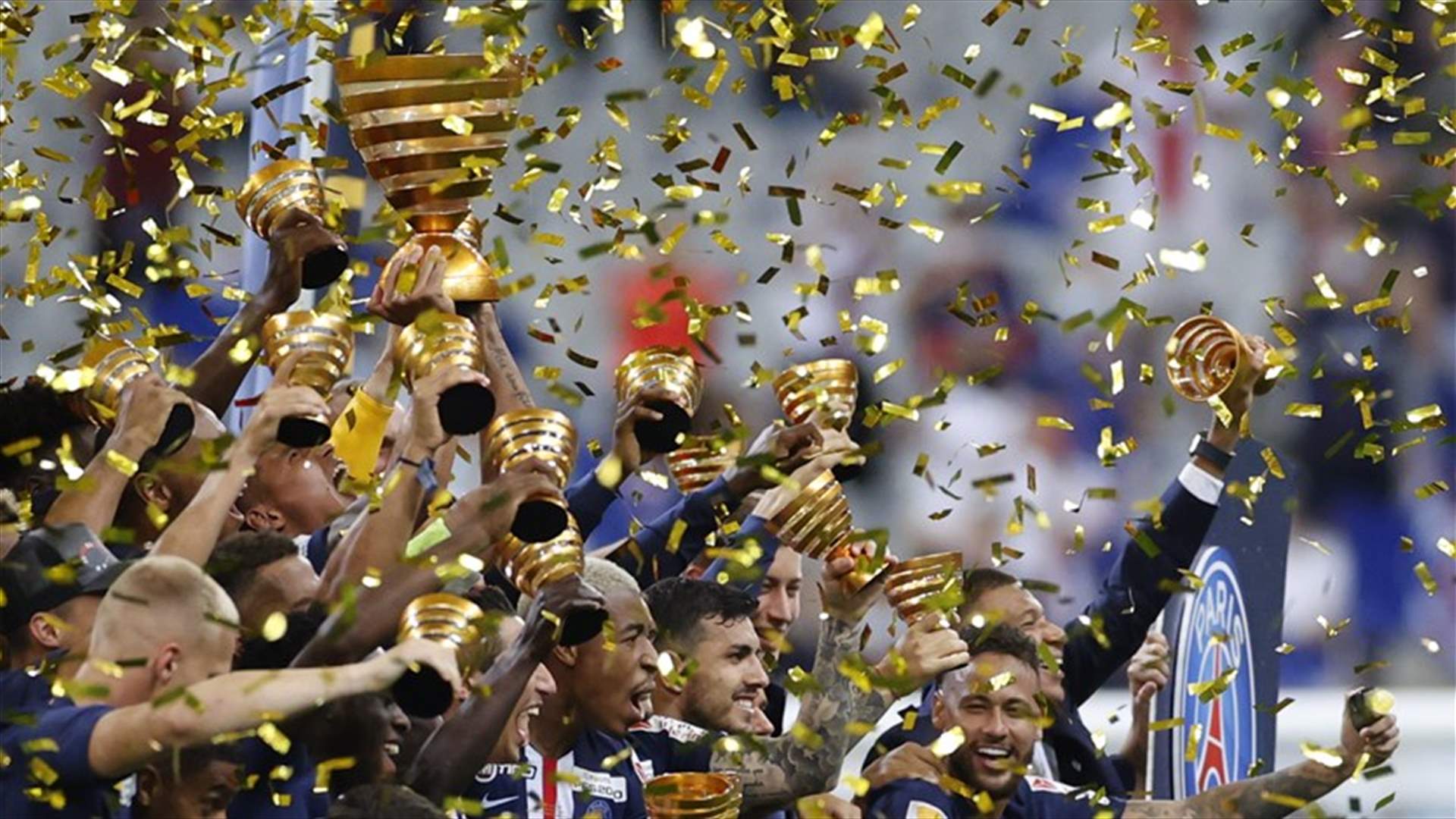 باريس سان جيرمان بطلاً لكأس رابطة الأندية الفرنسية