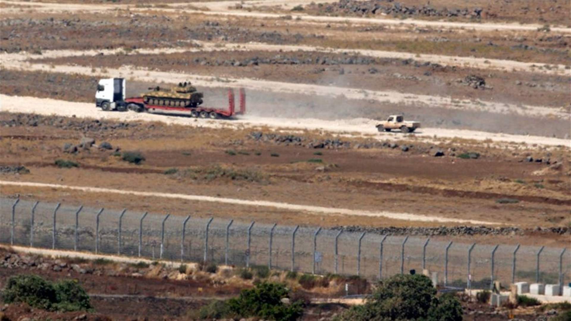 الجيش الاسرائيلي: اطلاق نار على خلية حاولت زرع عبوات ناسفة قرب السياح الحدودي في الجولان