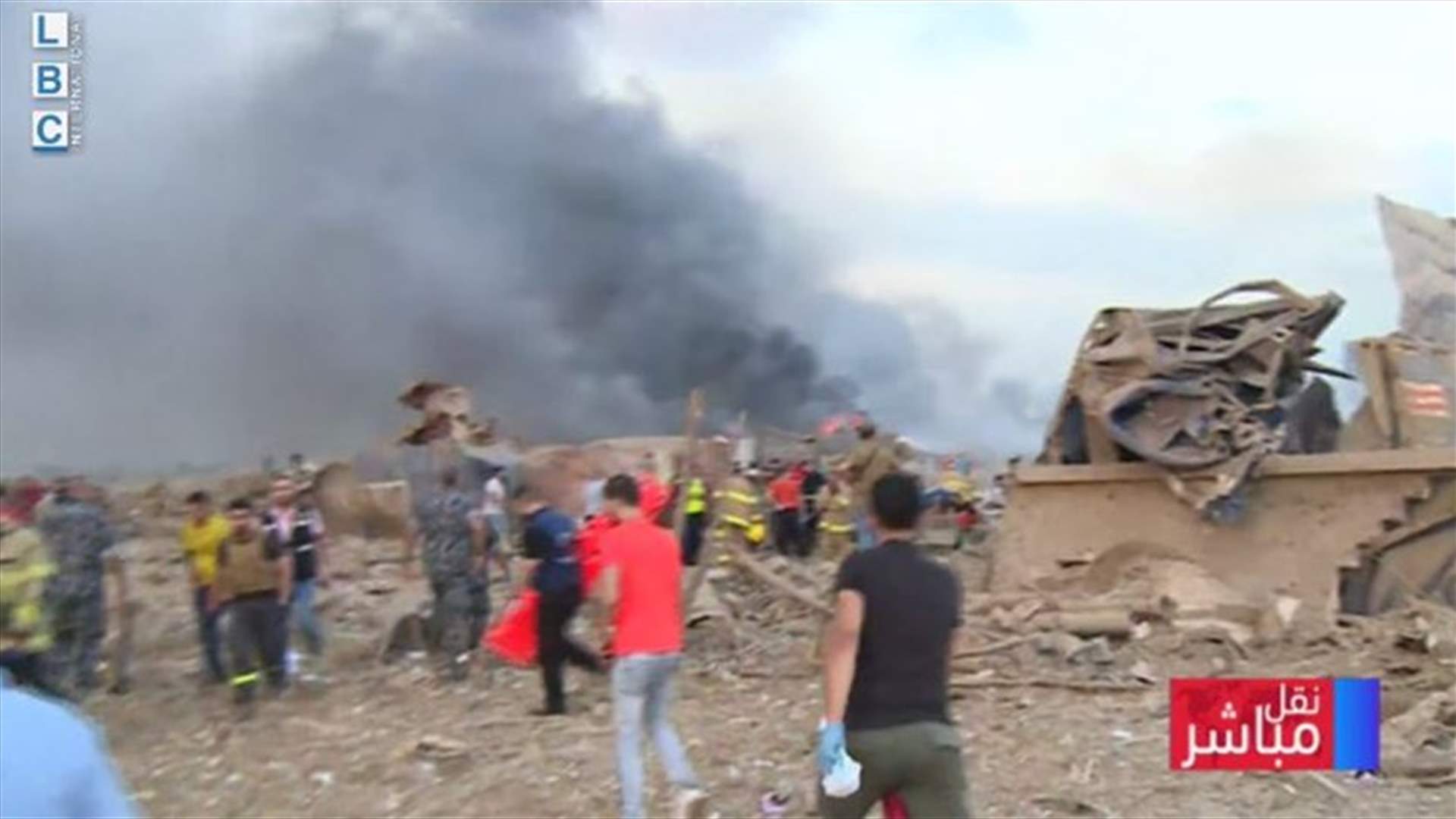 محافظ بيروت تفقد مكان الانفجار: بيروت منكوبة وفقدنا الاتصال بعناصر من فوج الاطفاء