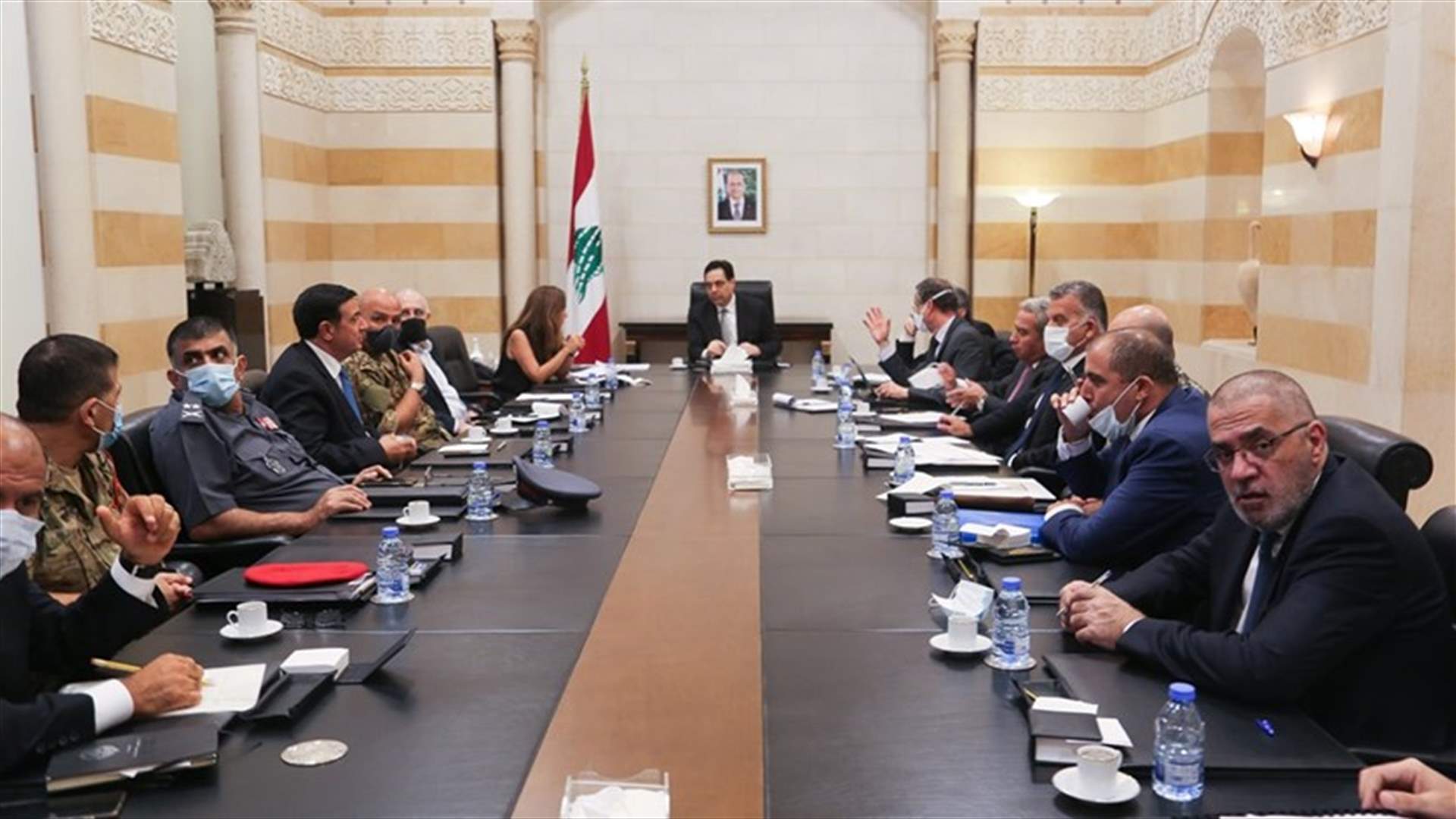 دياب ترأس اجتماعا لخلية الازمة بحث في تسريع عمليات الإنقاذ ومسح الأضرار وإيواء العائلات