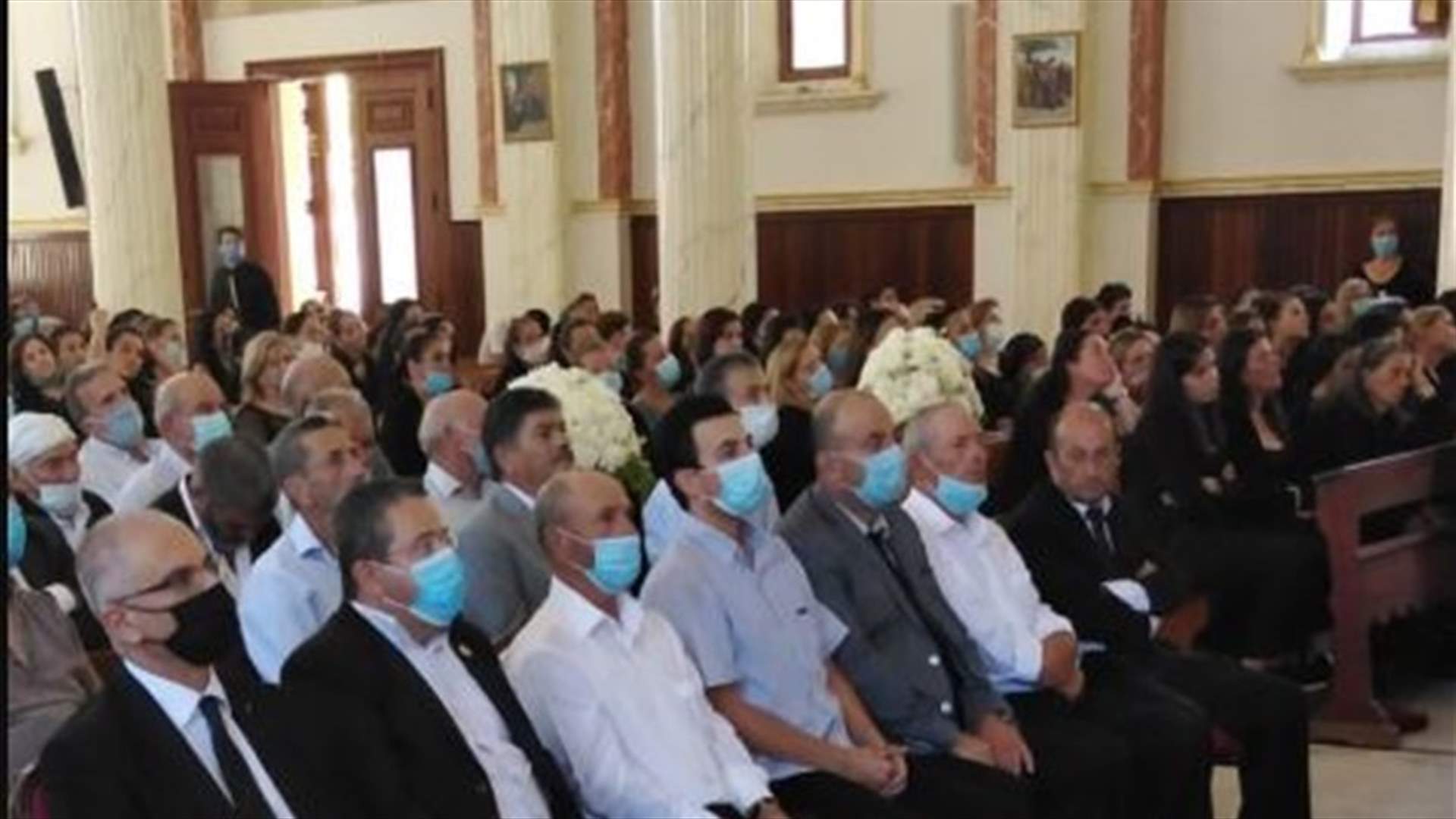 بشري تودع شهيدة الواجب ماري طوق