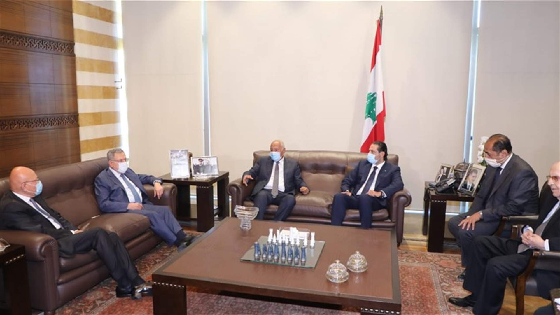 الحريري التقى أبو الغيط