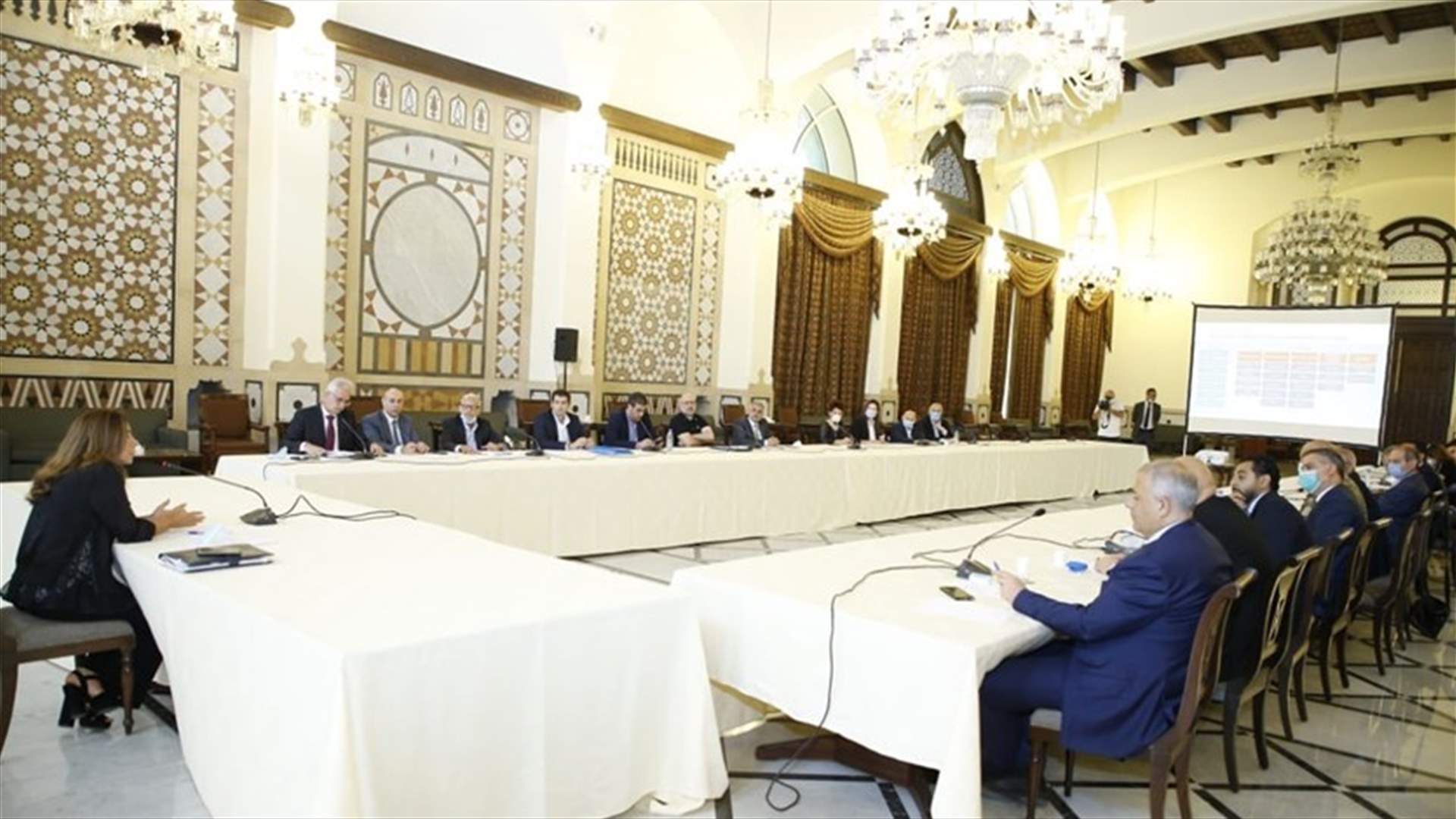 اجتماع تنسيقي في السراي الحكومي لمناقشة خطة الاستجابة الوطنية والنهوض المبكر عقب انفجار المرفأ