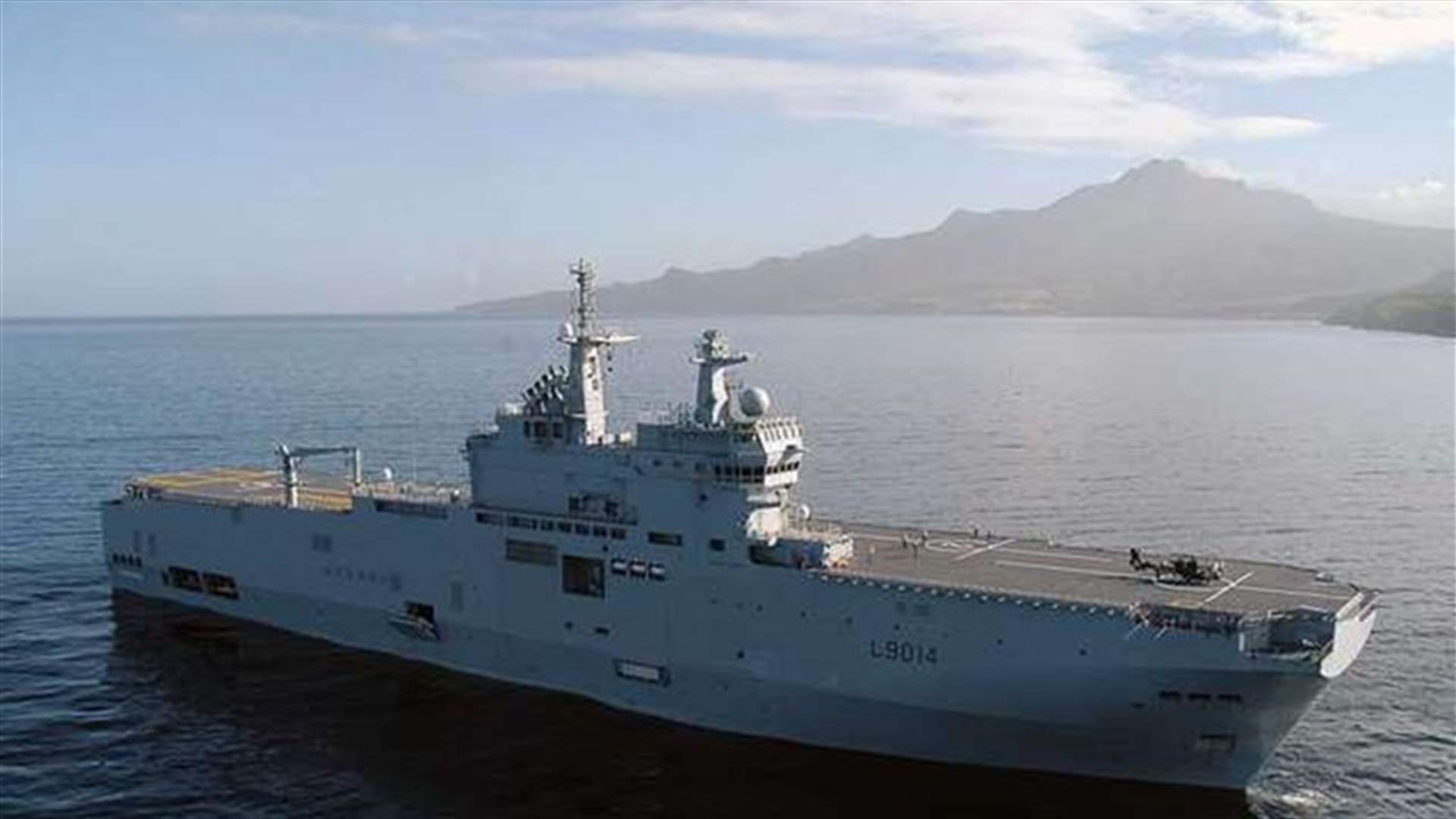 سفينة تابعة للبحرية الفرنسية محمّلة مساعدات تصل الخميس إلى لبنان