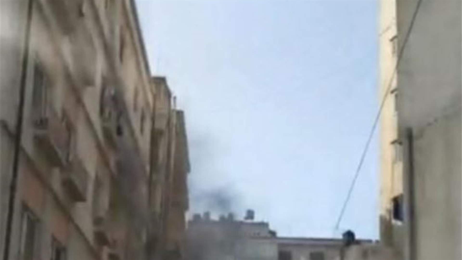 اخماد حريق في مستشفى في طرابلس