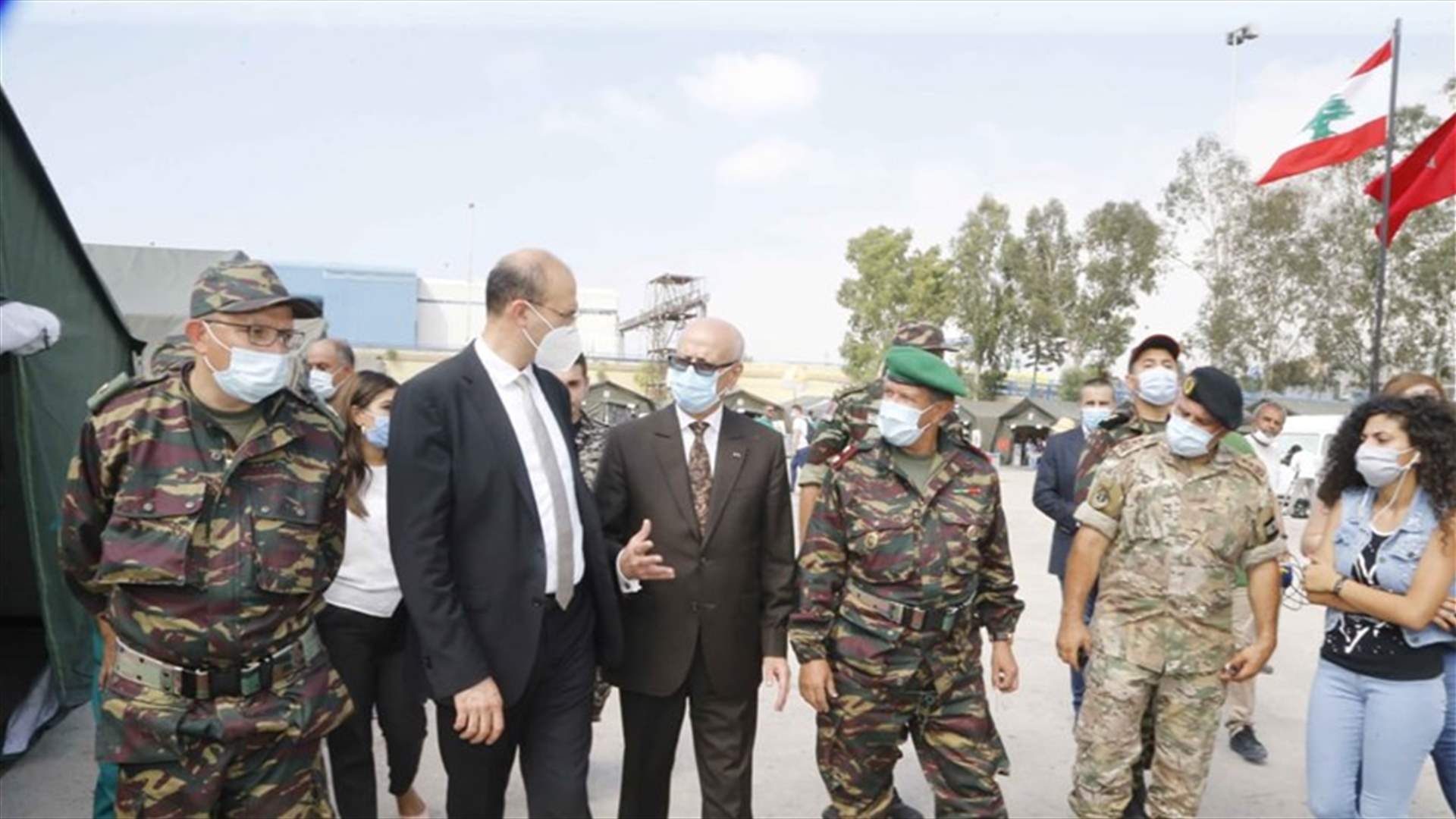 وزير الصحة تفقد المستشفى الميداني المغربي: عدد الجرحى جراء الانفجار فاق الطاقة الاستيعابية لمستشفيات لبنان