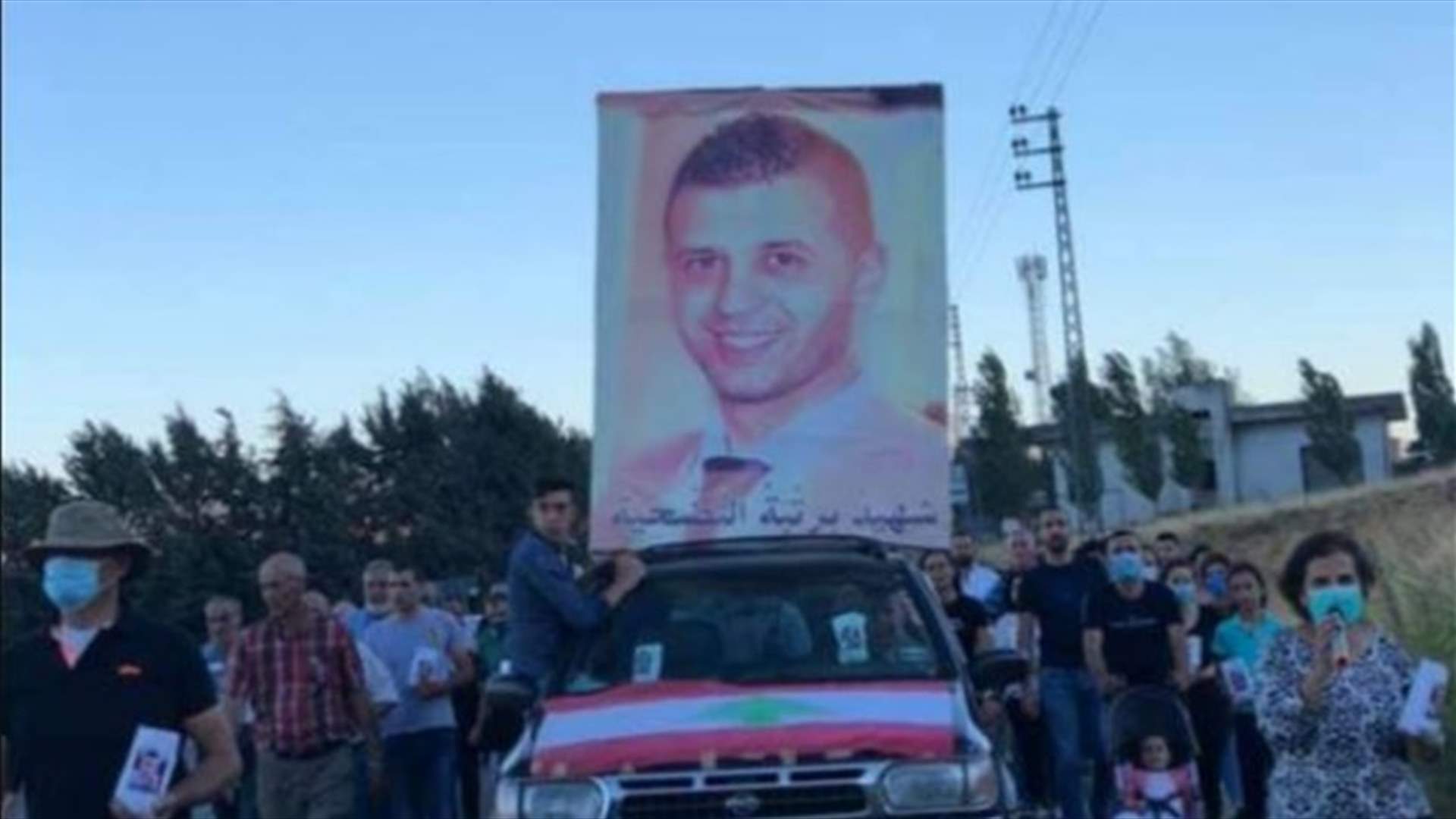 مسيرة صلاة وشموع في بلدة عانا لراحة نفس الشهيد كيوان وشهداء انفجار مرفأ بيروت