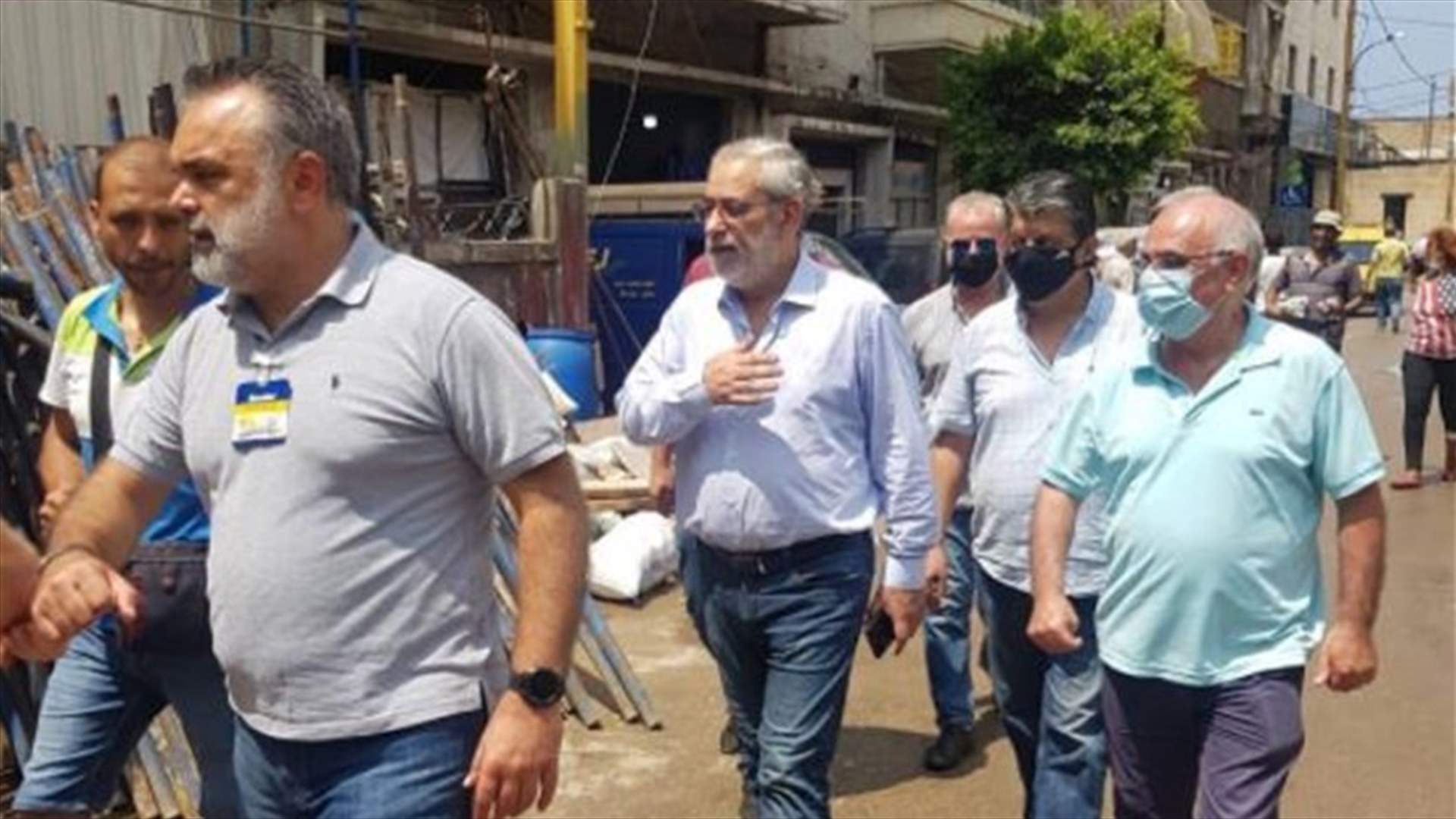 بقرادونيان وأوهانيان وترزيان جالوا في المناطق المتضررة في بيروت