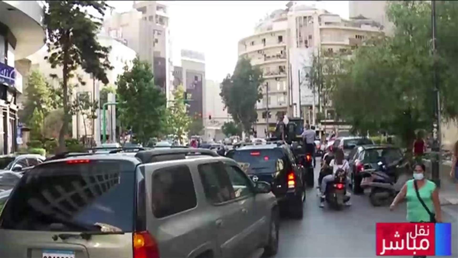 تطواف تمثال العذراء في المناطق المنكوبة وصولا إلى المرفأ