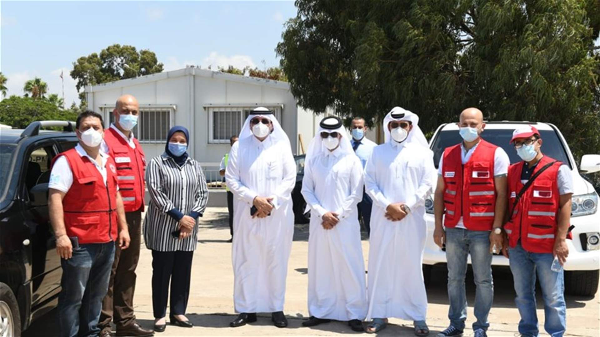 شحنة مساعدات إنسانية واغاثية من قطر للبنان (صور)
