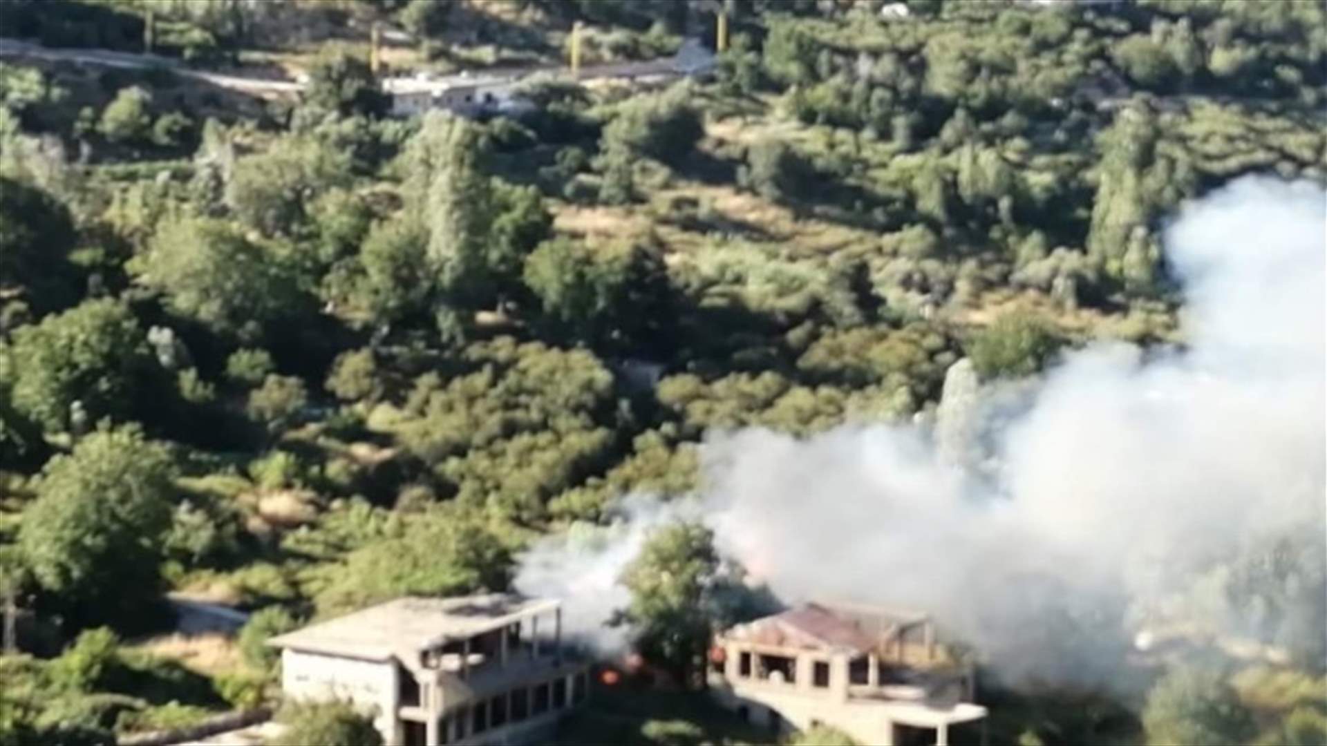 حريق كبير في مشغرة يلتهم مساحات واسعة من الأشجار المثمرة