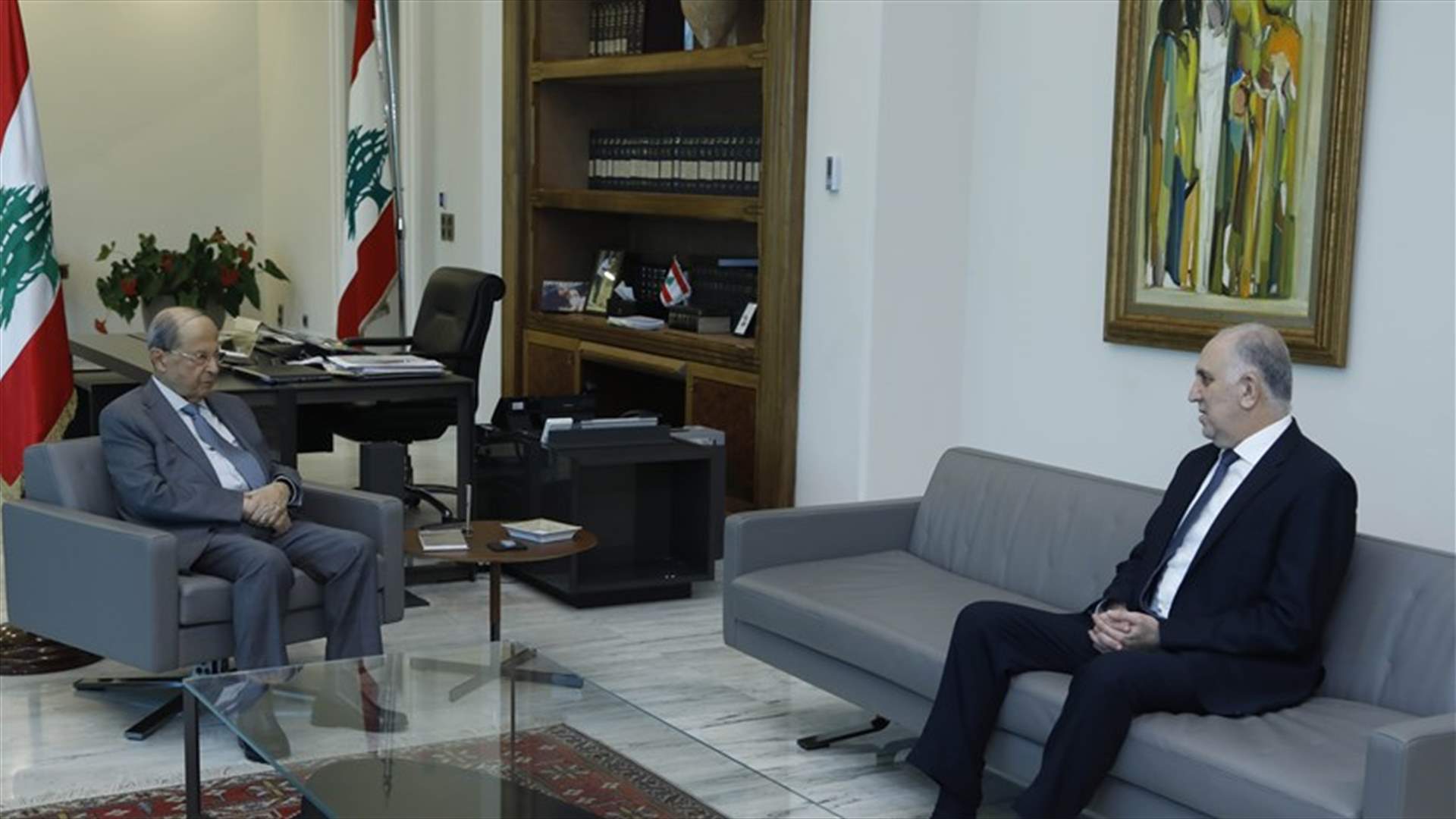 الأوضاع الأمنية بين عون وفهمي: للبقاء في أقصى جهوزية للمحافظة على الأمن والاستقرار