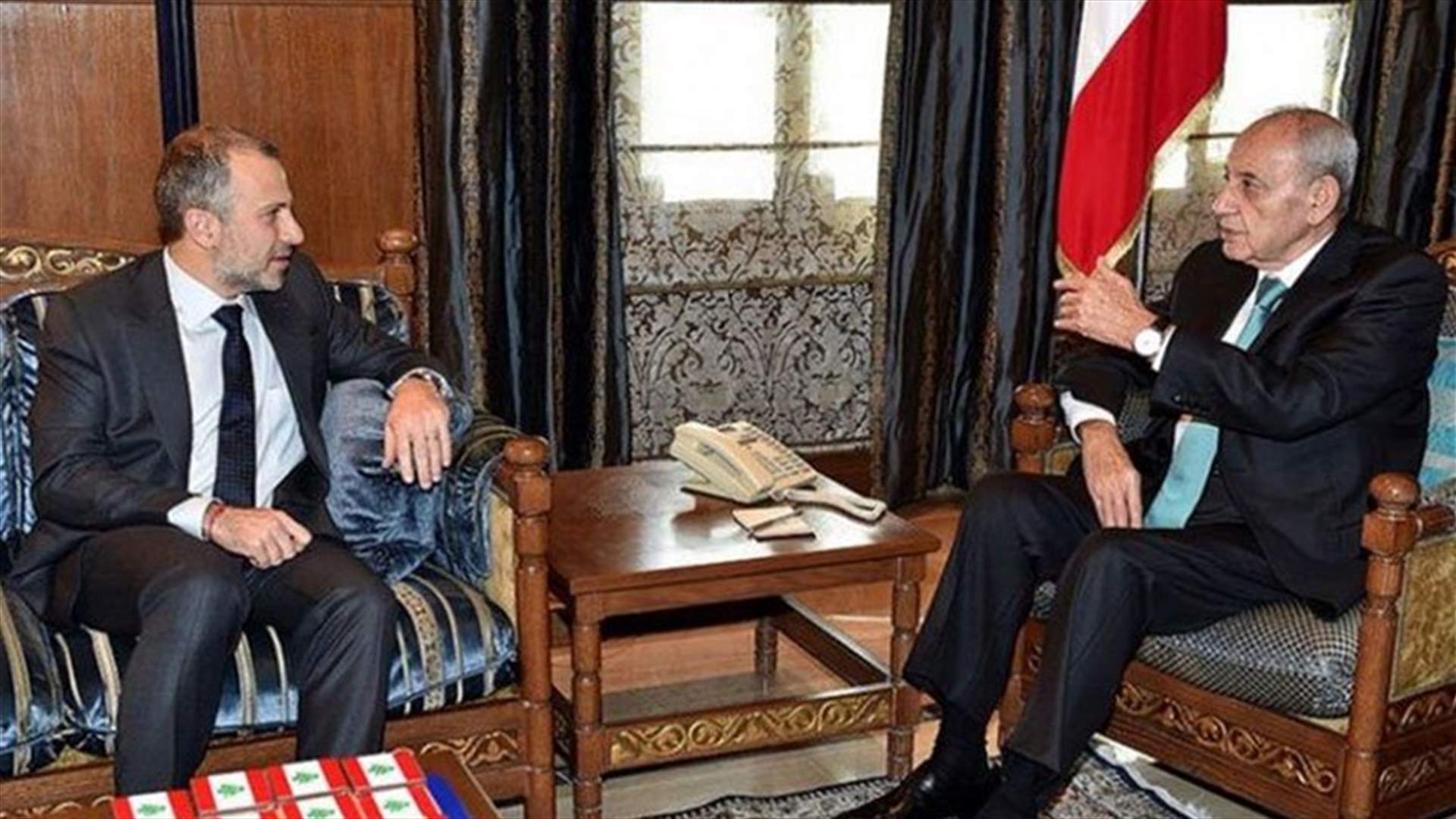 لقاء مطول بين بري وباسيل... بداية التشاور بشأن الحكومة الجديدة