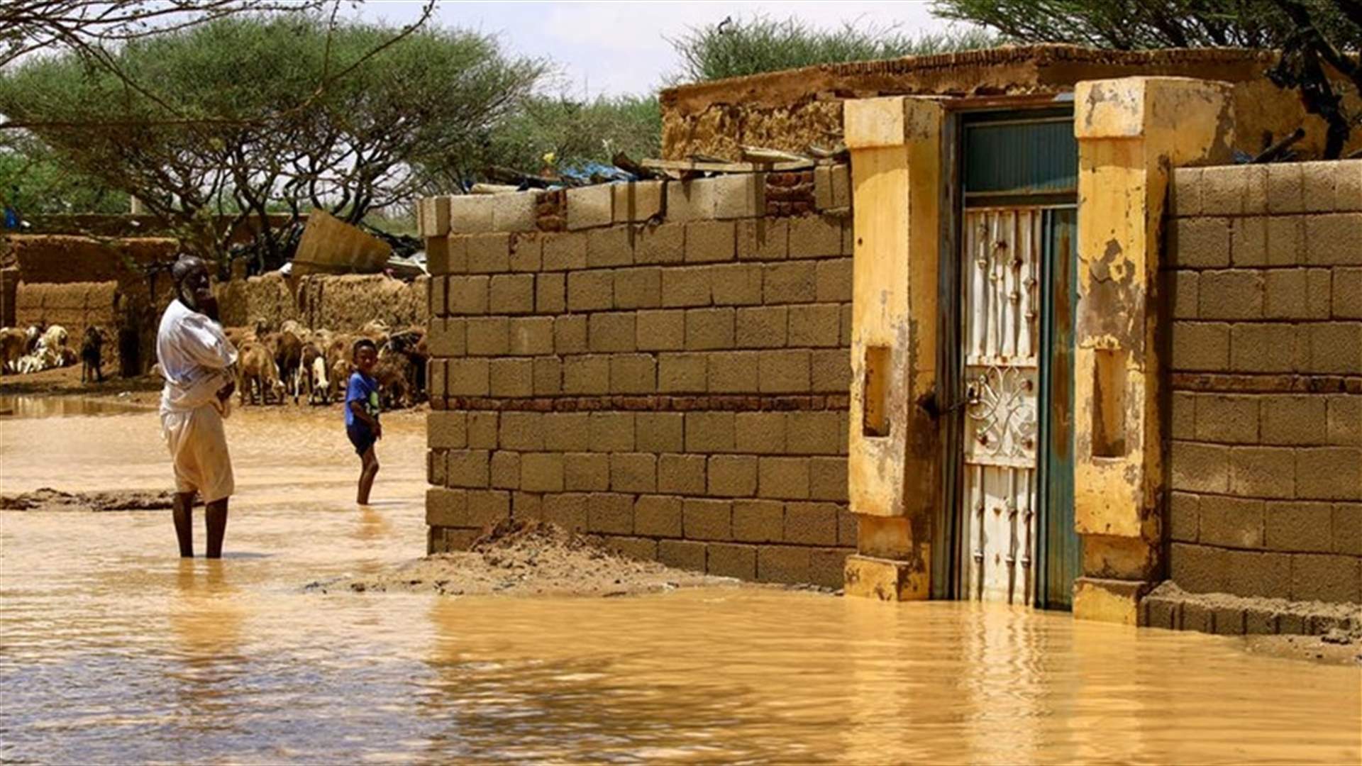 مصرع 77 شخصا بفيضانات في السودان