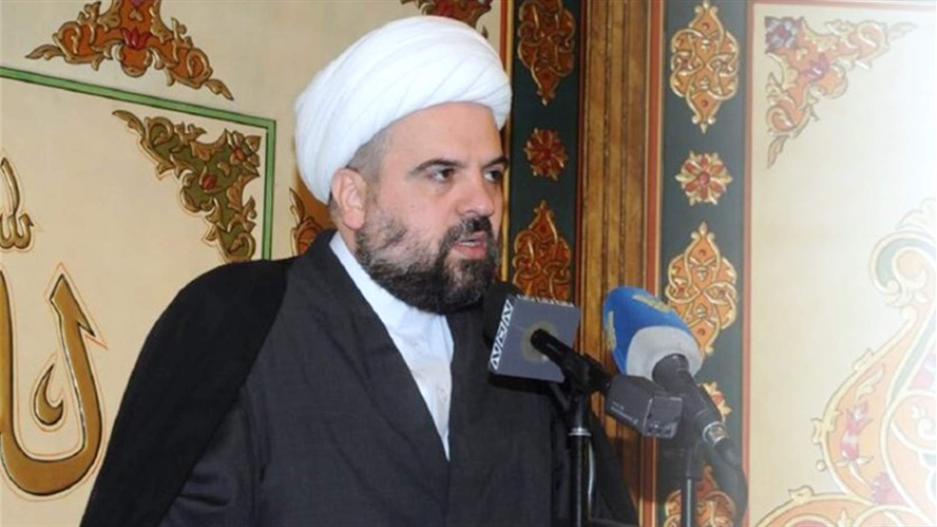 الشيخ قبلان: نعلن حرمة التطبيع ووجوب إسقاطه وعزل مجرميه