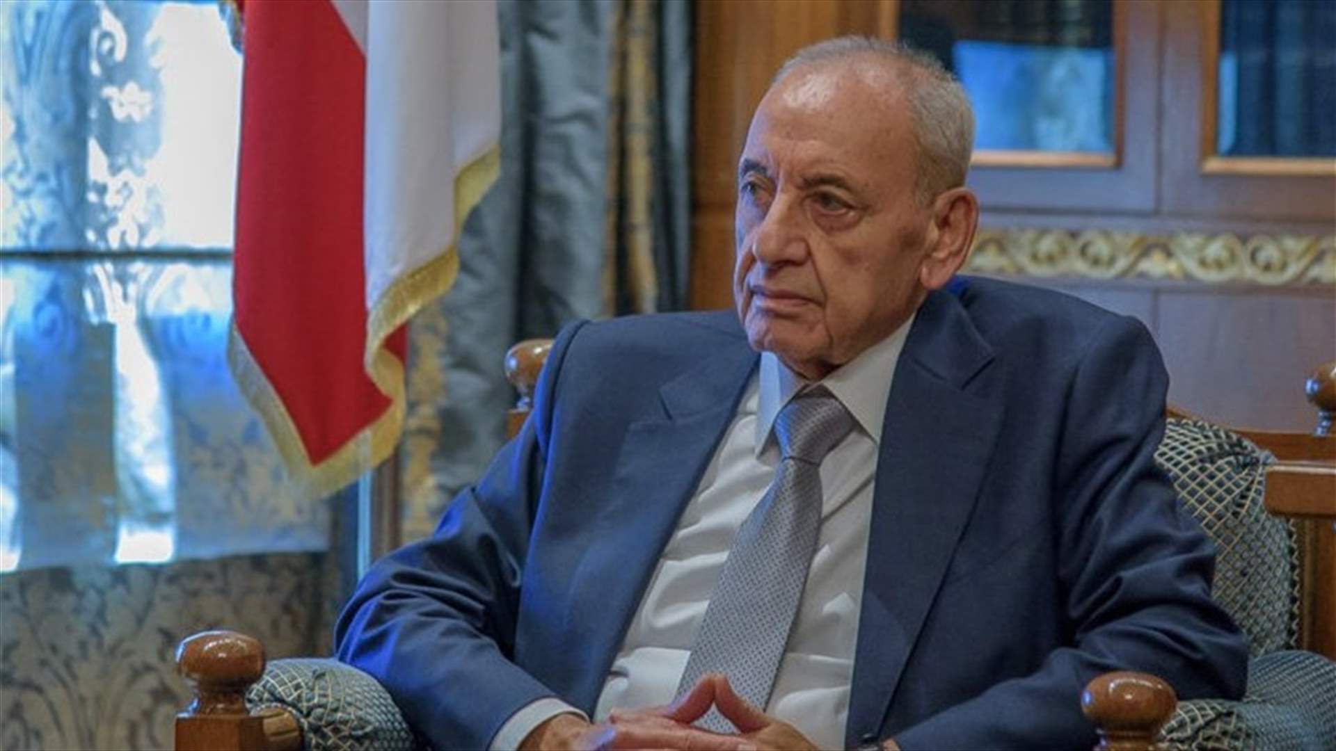 بري التقى وزير خارجية قطر