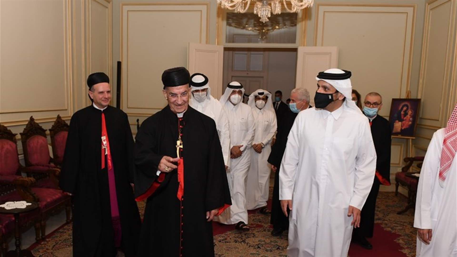 الراعي يلتقي وزير الخارجية القطري في بكركي.... وتركيز على العلاقات التاريخية